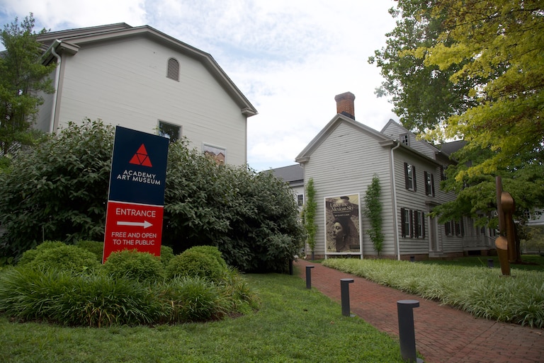 The Academy Art Museum is located in downtown Easton.
