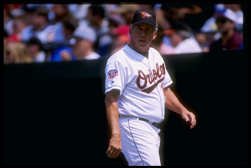 Davey Johnson led the Orioles to the playoffs in both of his seasons as manager. They lost in the American League Championship Series both times.