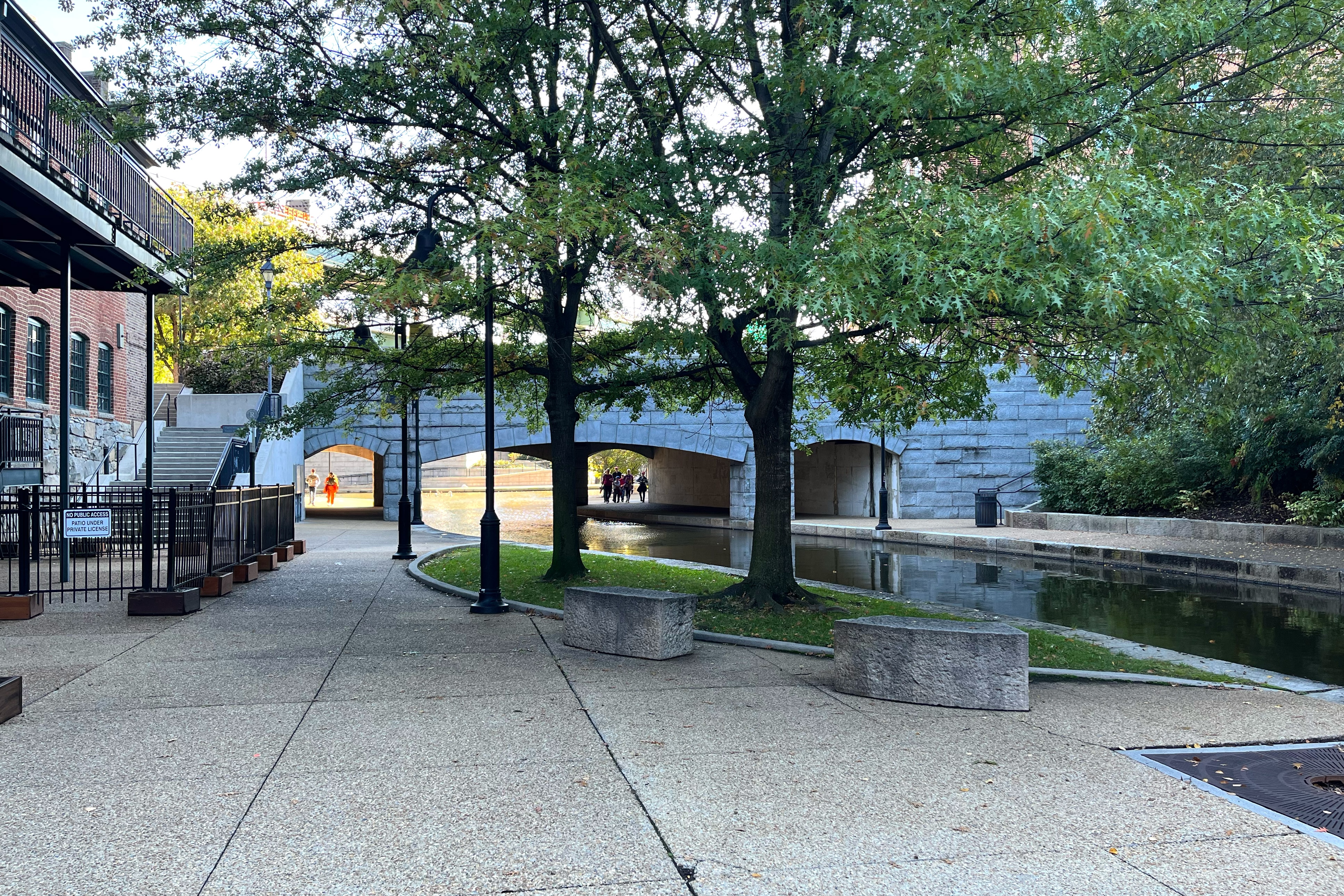 The Riverfront Canal Walk in Richmond.