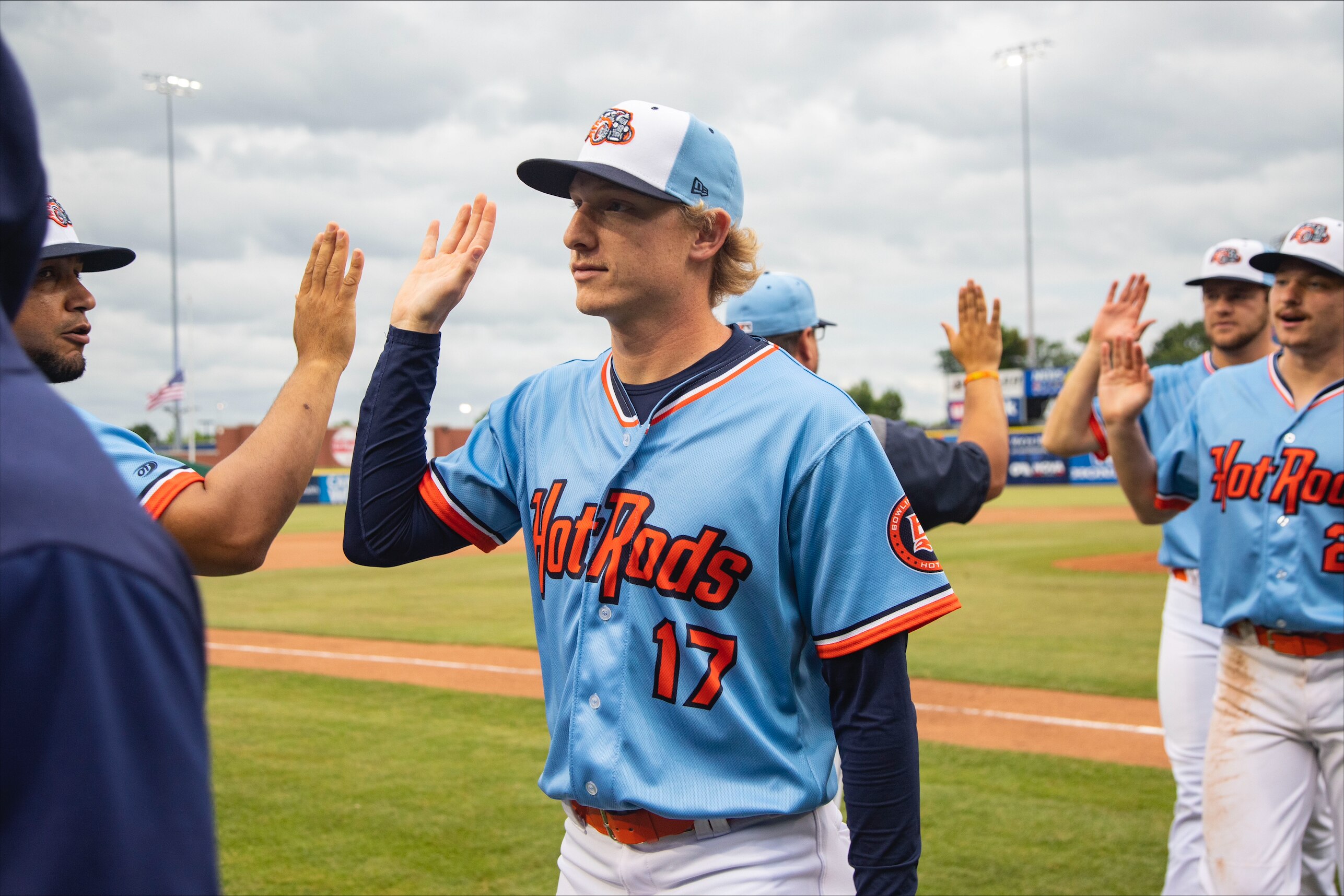 Orioles prospect Seth Johnson last pitched at High-A Bowling Green before being traded and undergoing Tommy John surgery. (Photo courtesy of Bowling Green Hot Rods/Keilen Frazier)