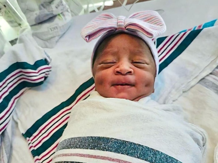 Camden Lee Scott was born on March 8, 2025 in Baltimore. Photo credit to Brandon Scott.