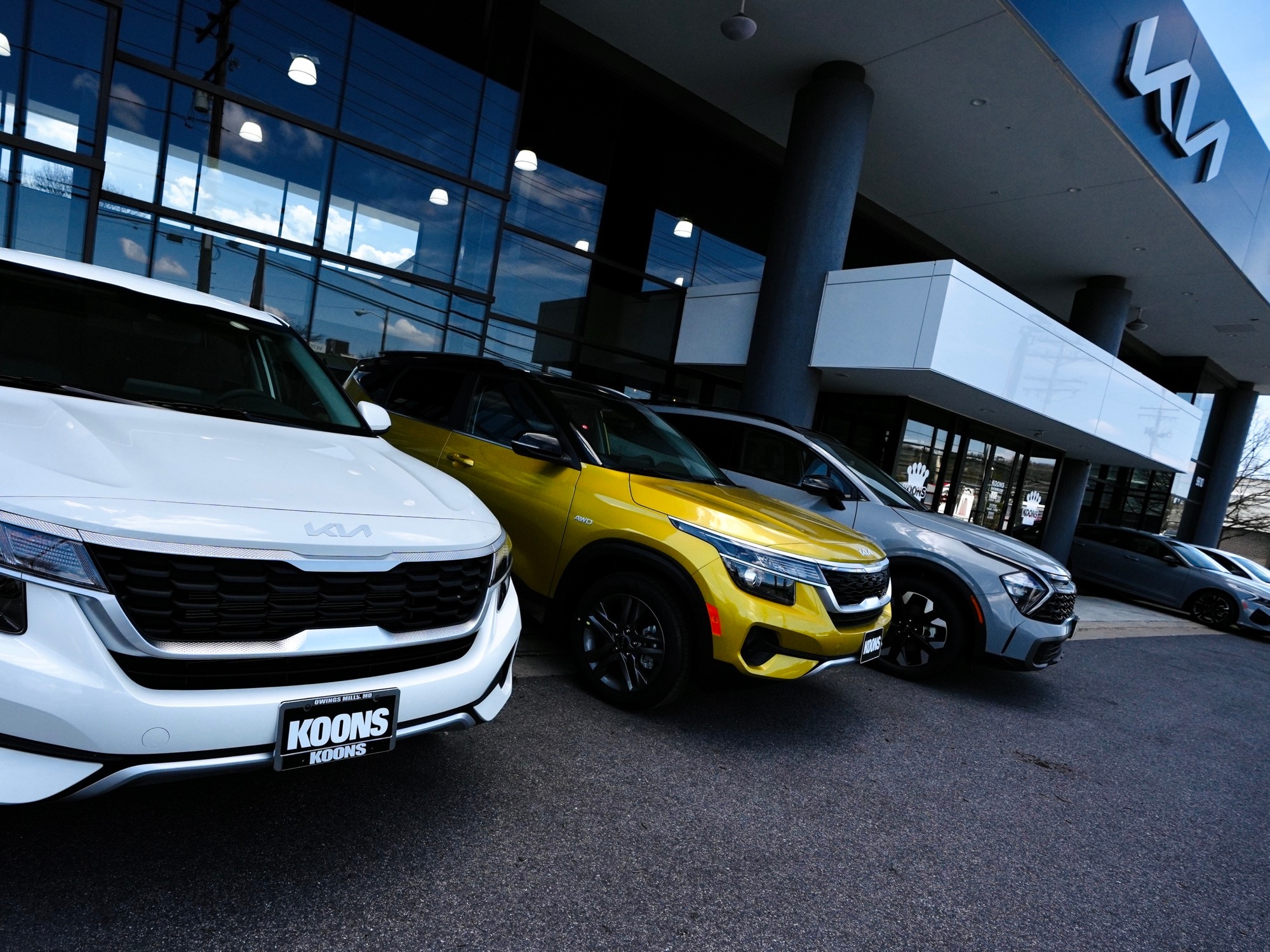 Kia Dealership, Owings Mills, MD., March 28, 2023.