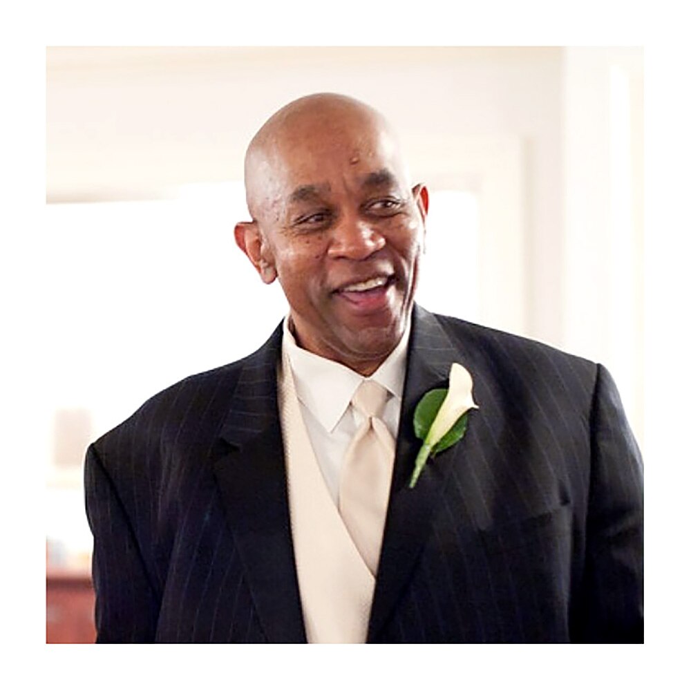 Douglas DeLeaver at the wedding of his daughter, Shareese, in 2012.