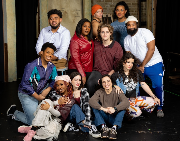 The Compass Rose Theater’s Cast of “Rent” includes students from Anne Arundel Community College and professional actors.