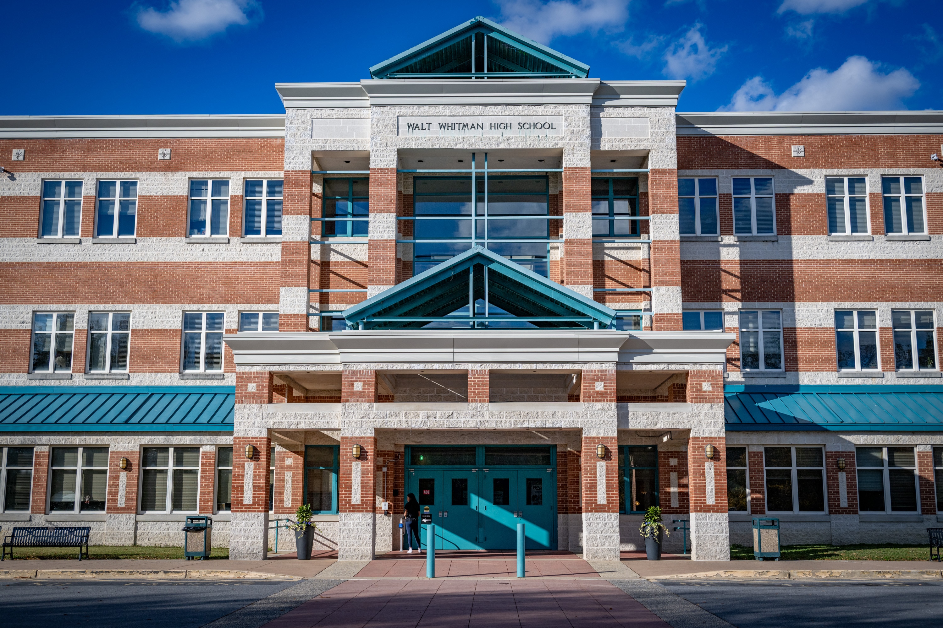 Walt Whitman High School in Bethesda.