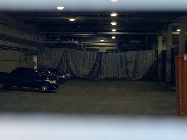 State officials are storing some of the bodies in the parking garage of the old Social Security Administration building in downtown Baltimore.