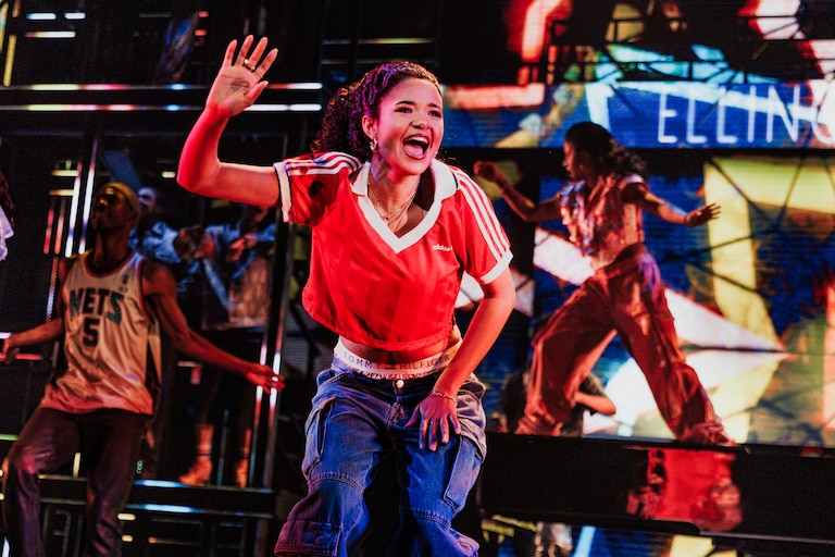 Maya Drake stars as Ali in “Hell’s Kitchen,” a musical based on R&B star Alicia Keys’ early years as an artist.