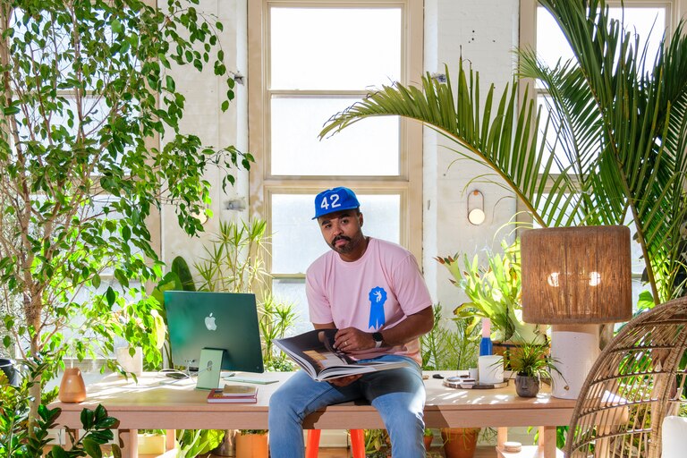 Hilton Carter at his Baltimore studio
