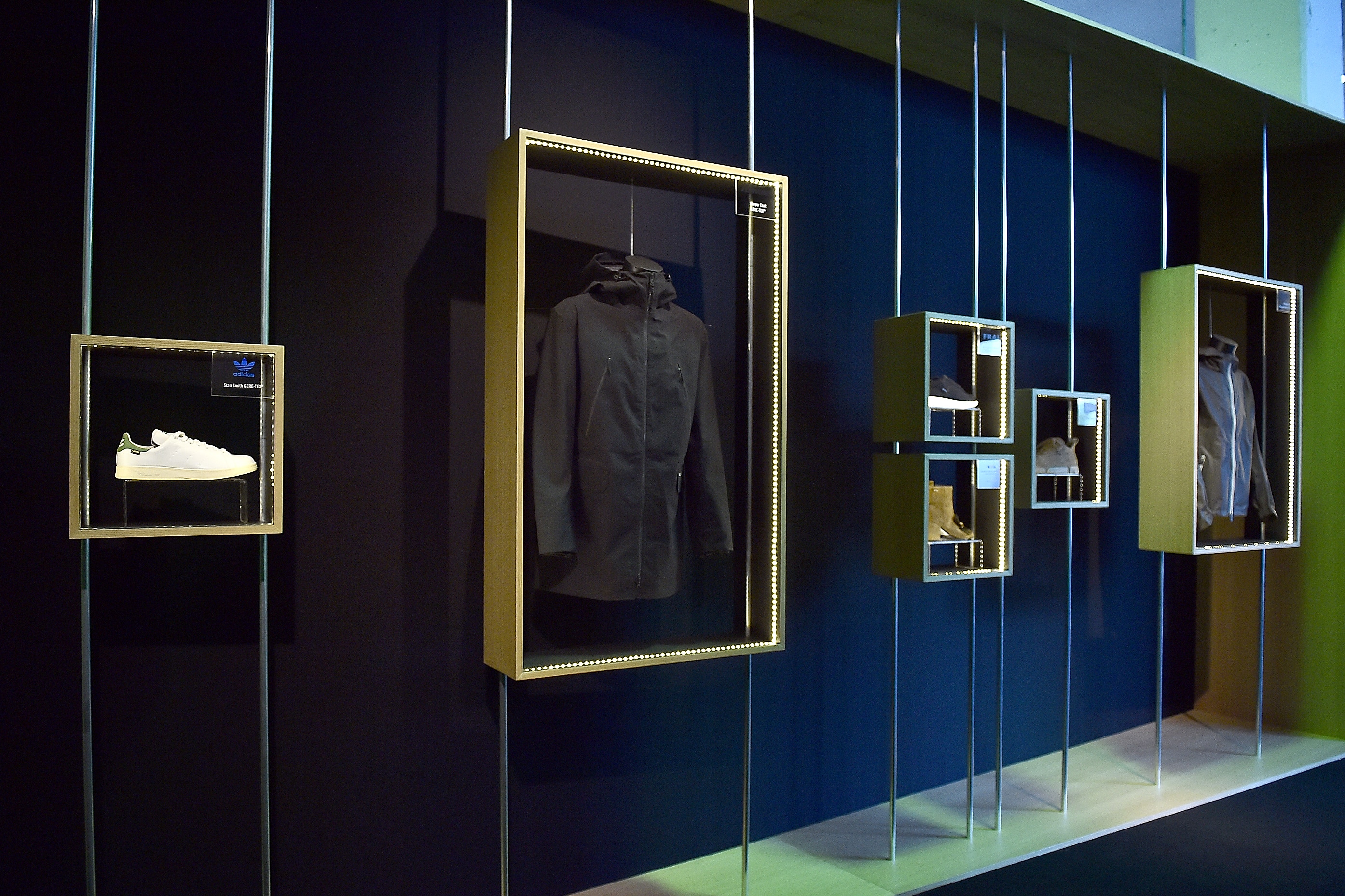 A W.L. Gore display from a fashion show in 2016. The state is suing W.L. Gore & Associates over claims that it polluted the air and waters around its Cecil County facilities for several decades with toxic forever chemicals.