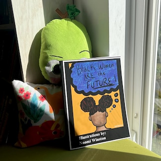 Black Women are the Future coloring book