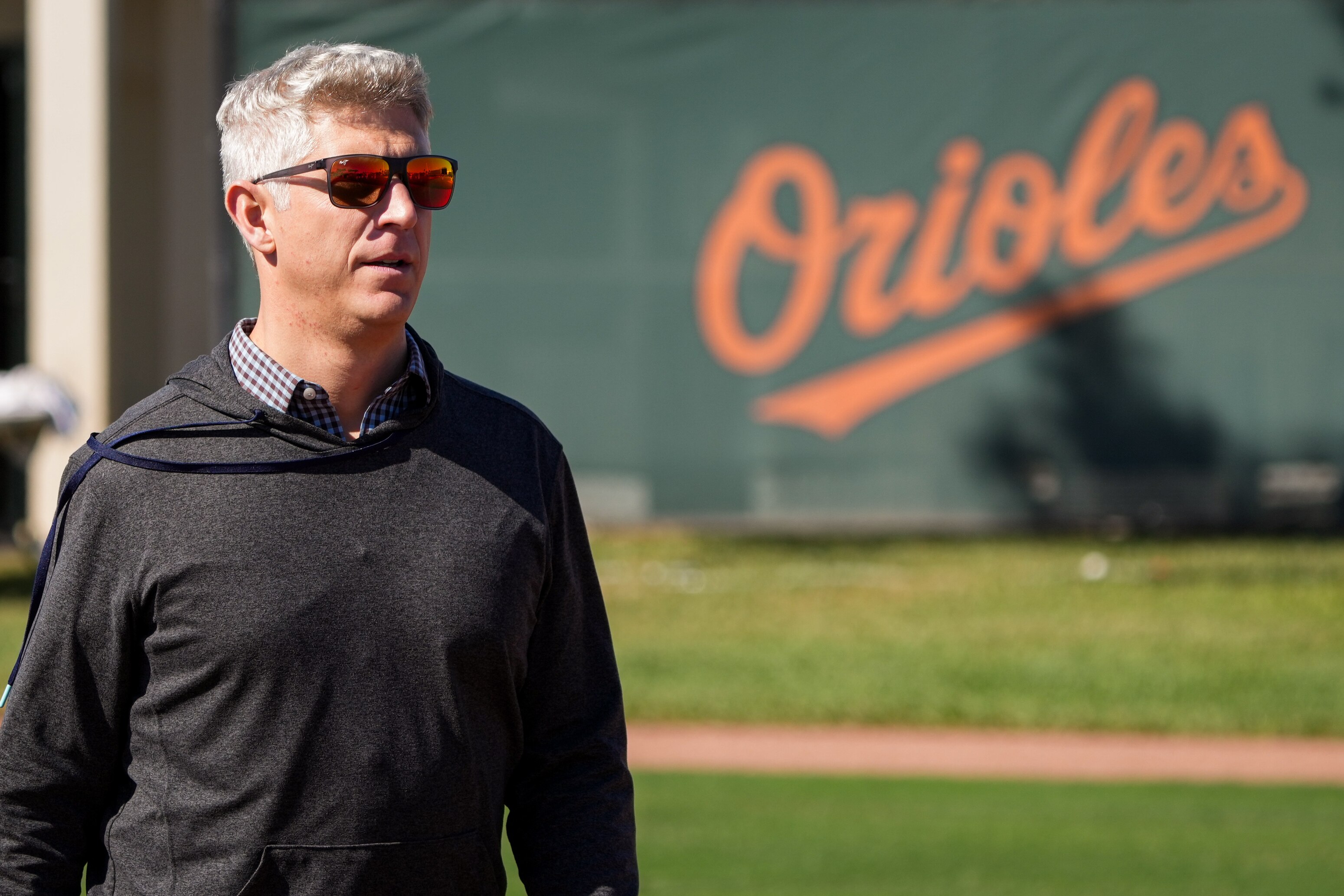 Orioles general manager Mike Elias made a commitment to going after a World Series title in 2024 when he traded for ace pitcher Corbin Burnes before the season started.