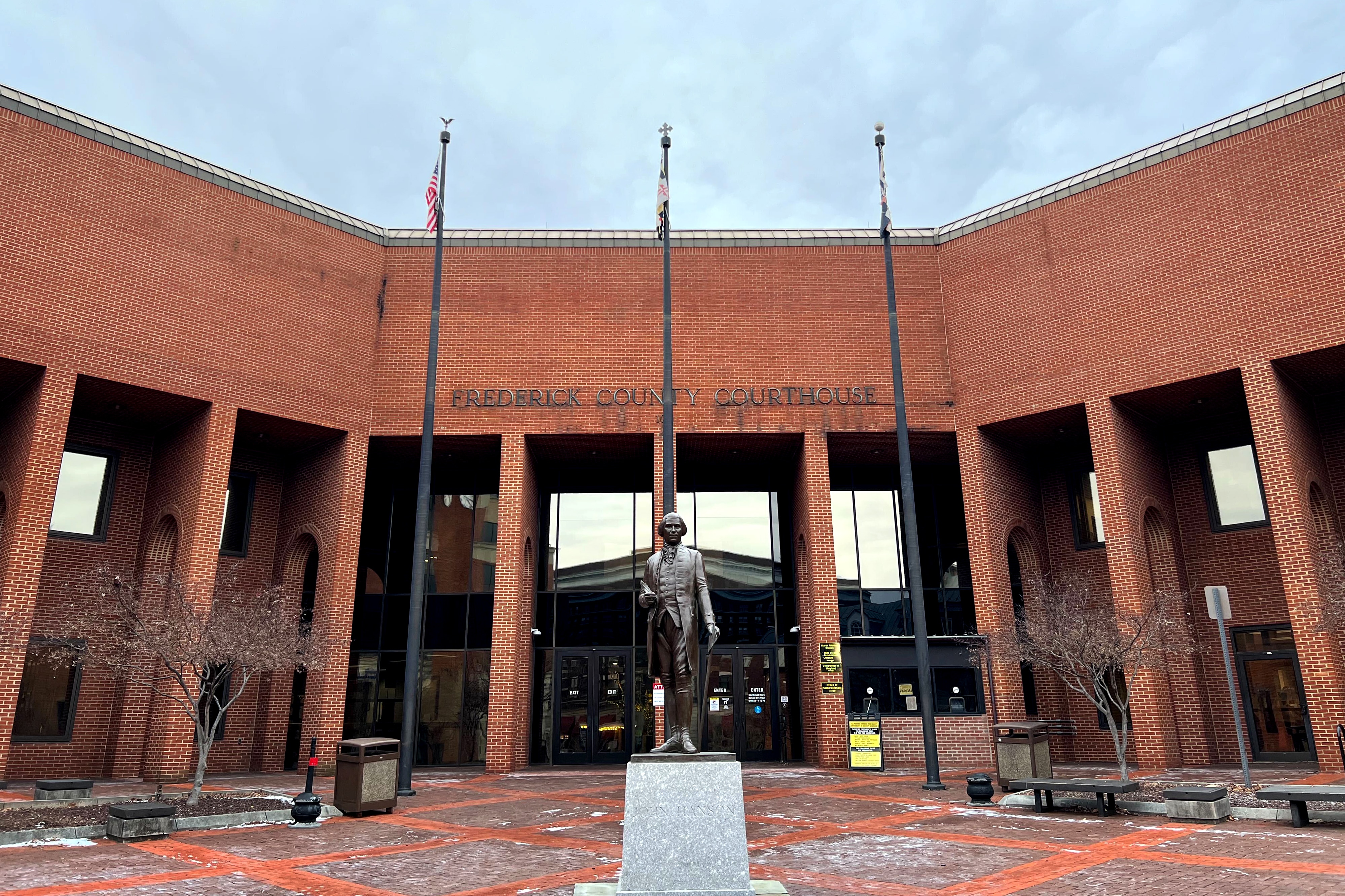 The Frederick County Courthouse.