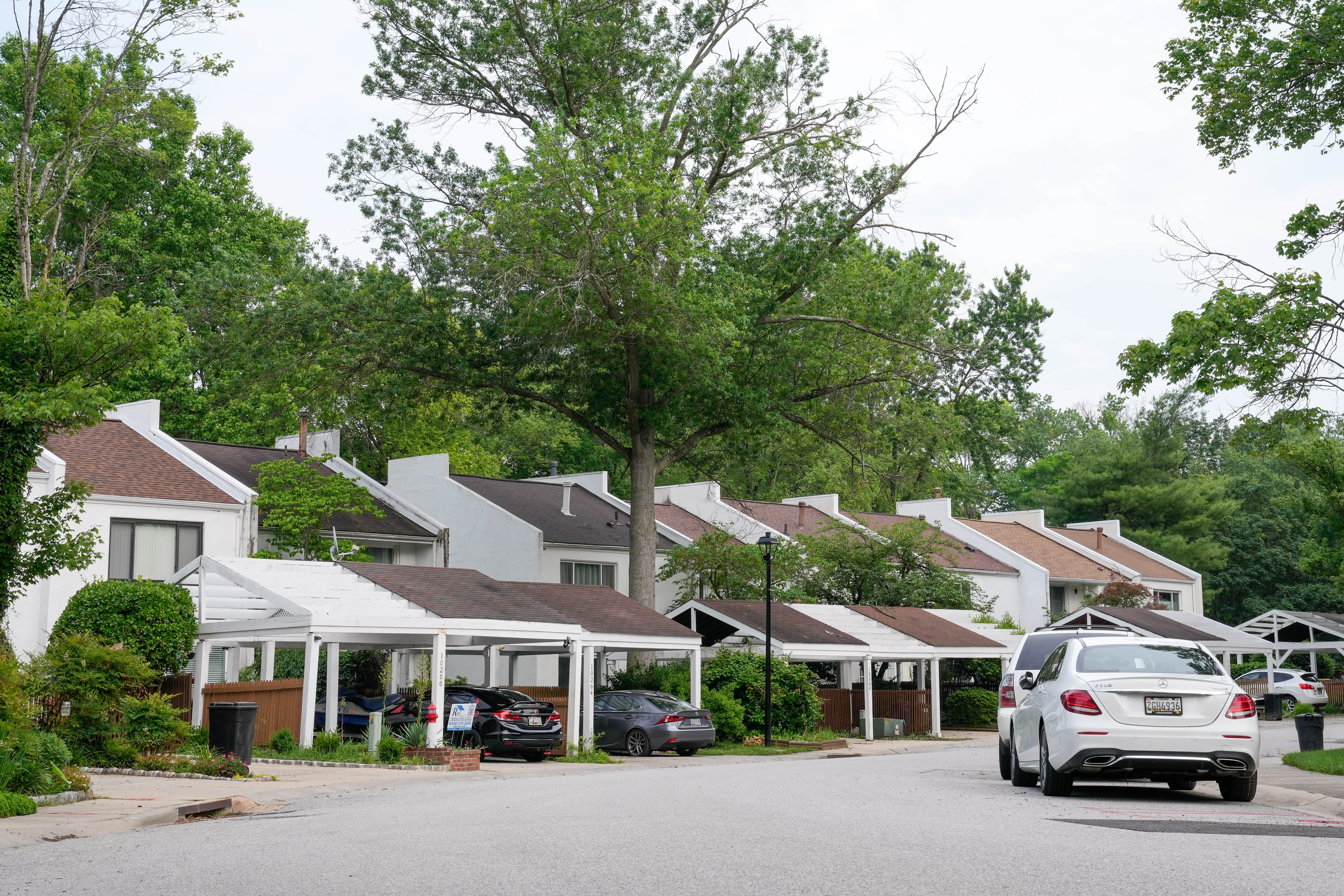 The neighborhood where Felicia Novotny Davis and her partner attempted to purchase a home in Columbia, Md. on Monday, June 9, 2025. in Columbia, Md. on Monday, June 9, 2025.