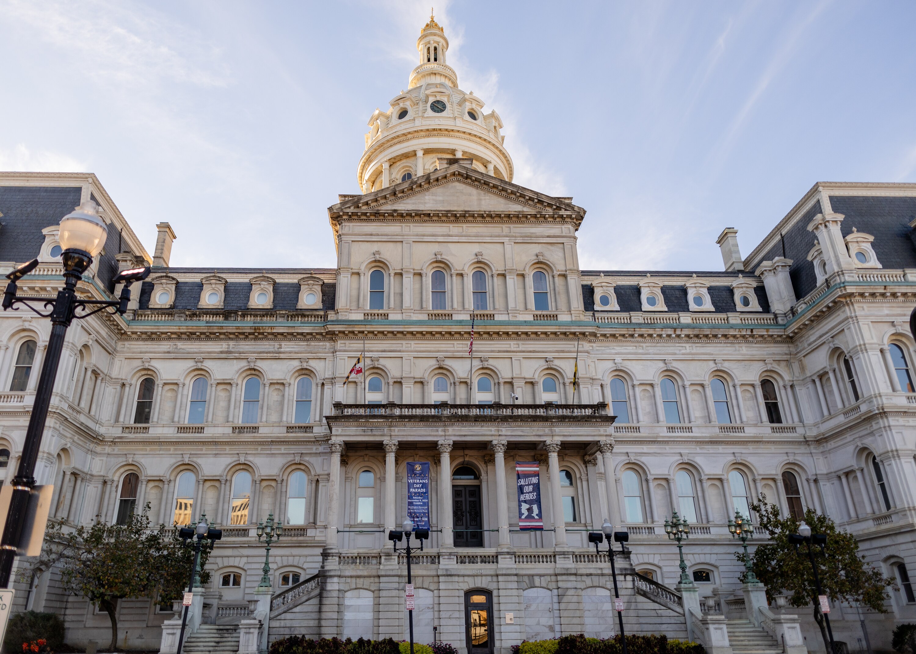 Baltimore City Hall in Baltimore, MD on Nov. 9, 2024.