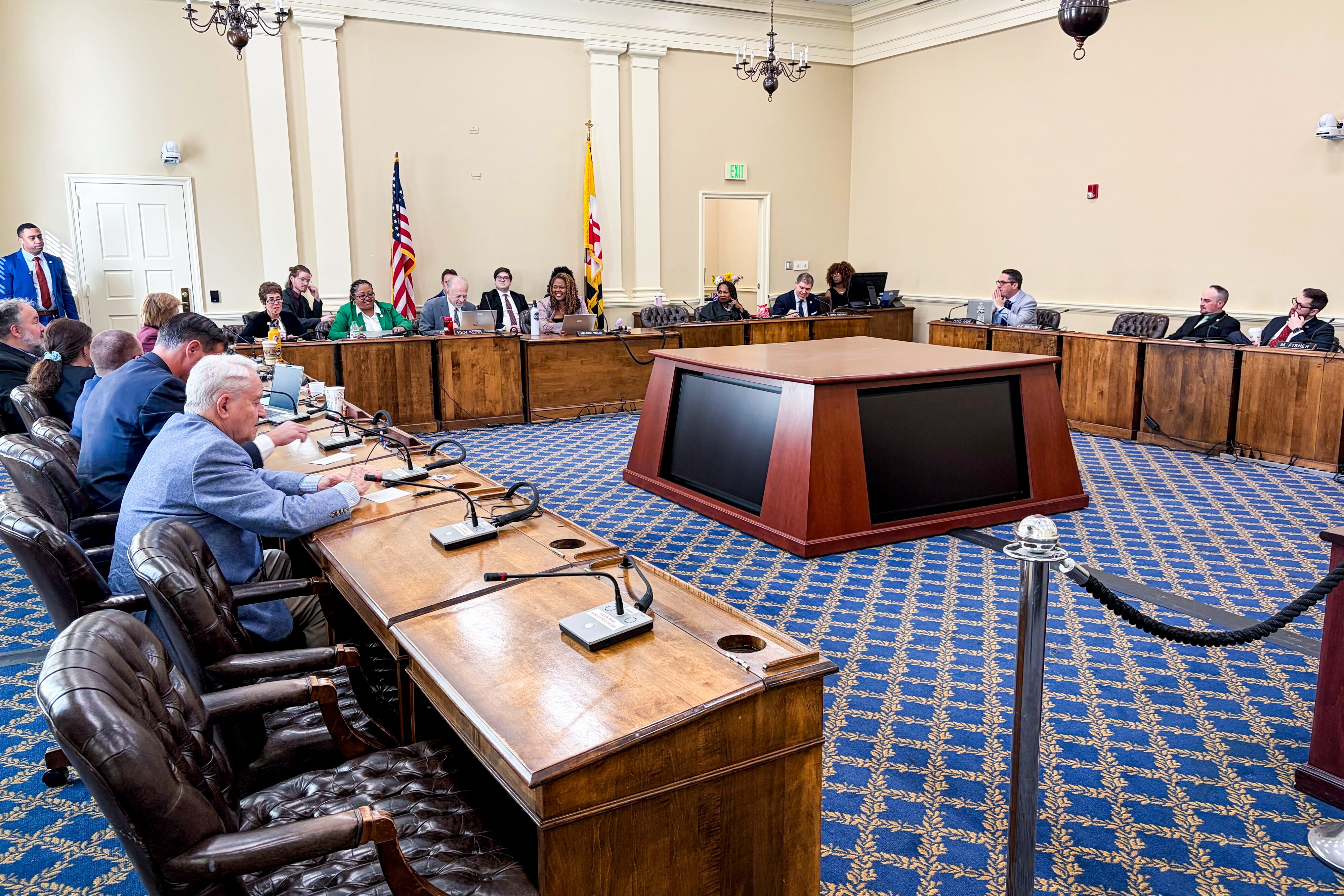 Del. Melissa Wells chairs the first meeting of the new House of Delegates Government, Labor and Elections Committee on Thursday, Jan. 15, 2026.