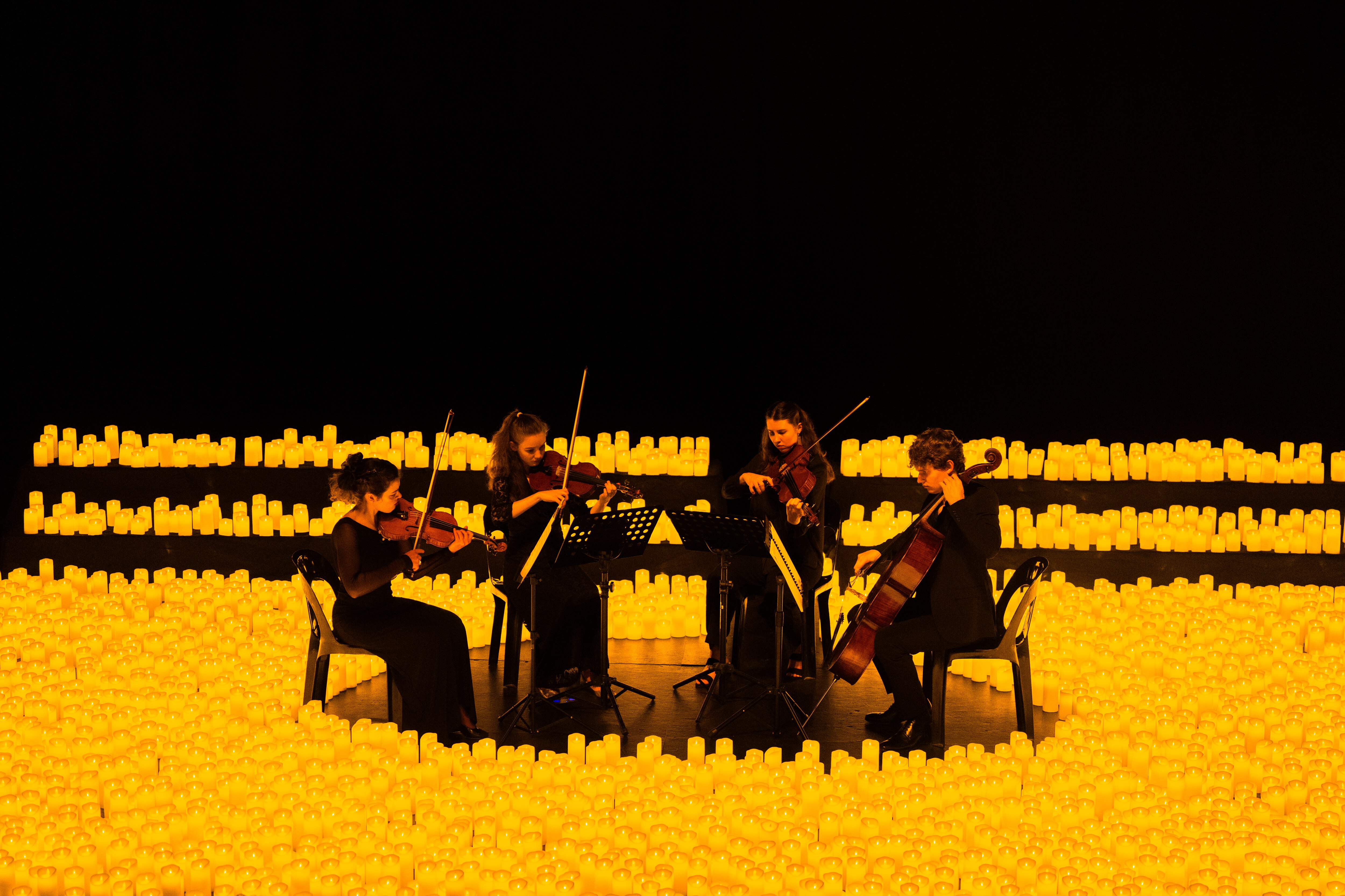 Candlelight Concerts, a growing musical venture by Fever Events, plans four performances at Maryland Hall through May.  The first, "Cold Play & Imagine Dragons," is Feb. 14, 2024.