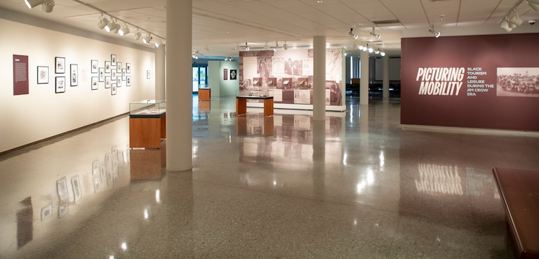 The Picturing Mobility Exhibit at UMBC.