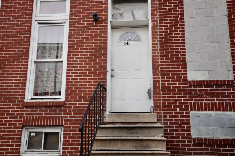 The Reed Calloway House in Baltimore City, one of the childhood homes of Cab Calloway.