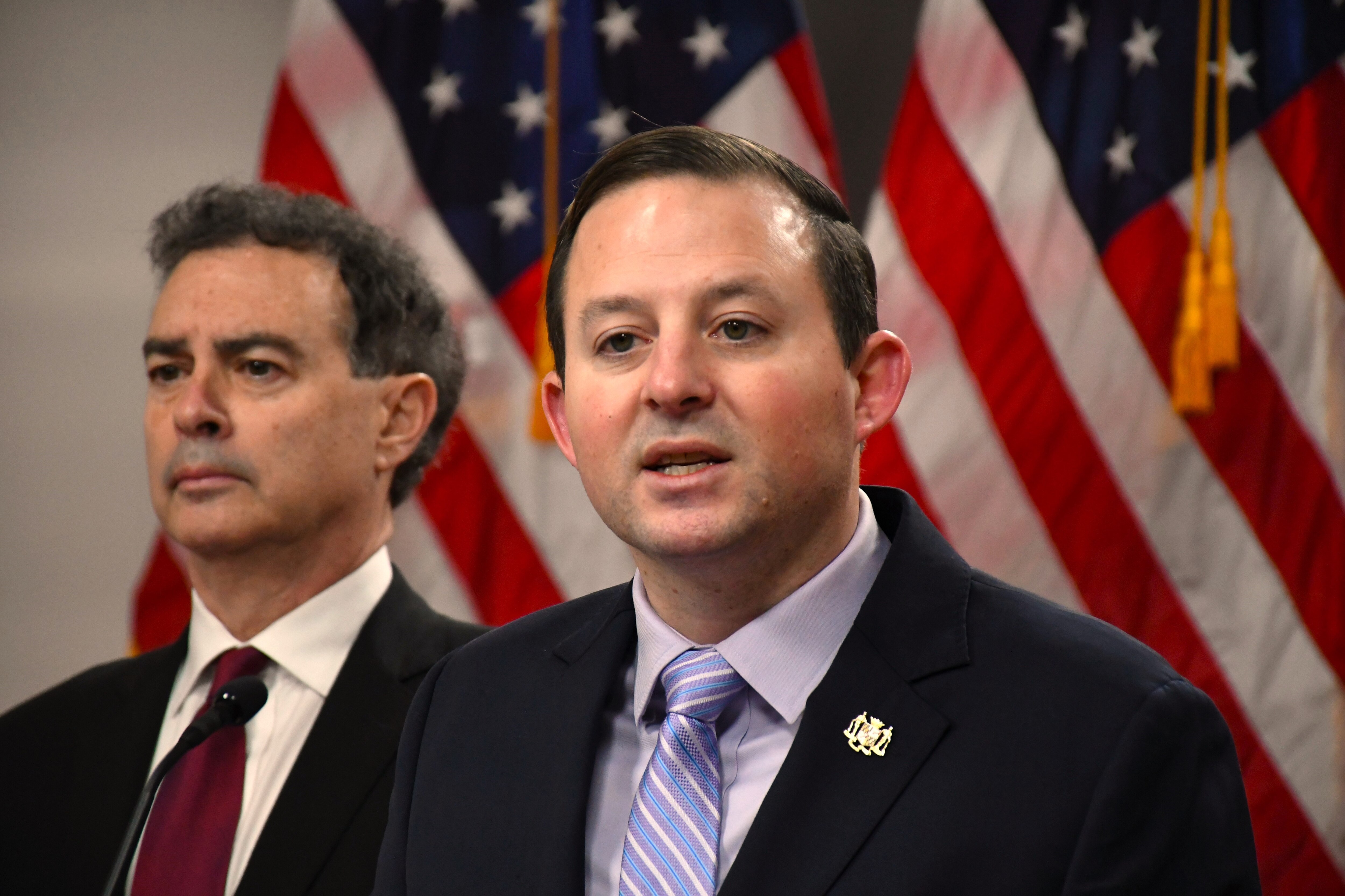 Maryland Senate President Bill Ferguson, a Baltimore Democrat, speaks at a press conference in Annapolis on Friday, Jan. 26, 2024.