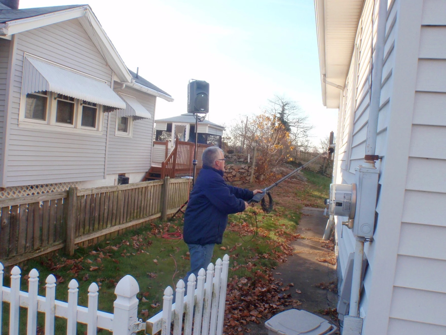 Home near BWI Airport is soundproofed with sealant.