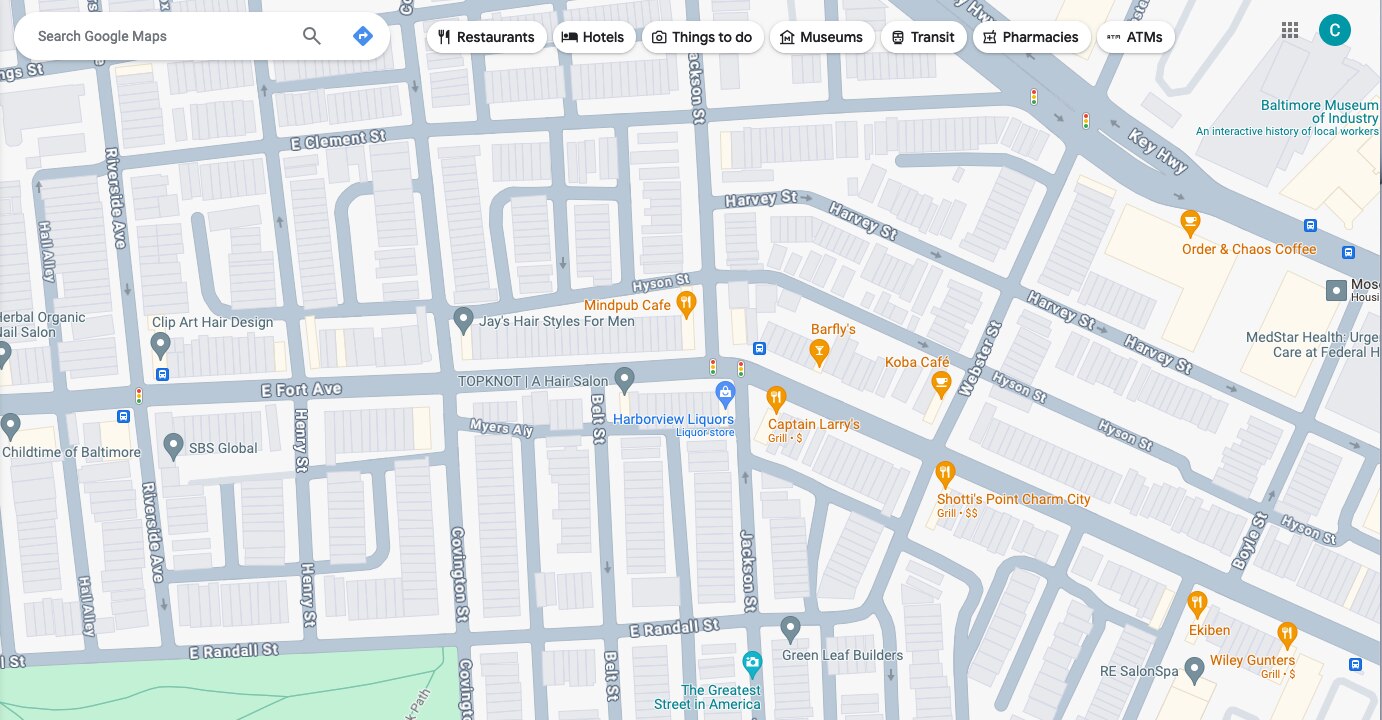 The affected area appears to be small, and a public works official said work was still very early in the process.