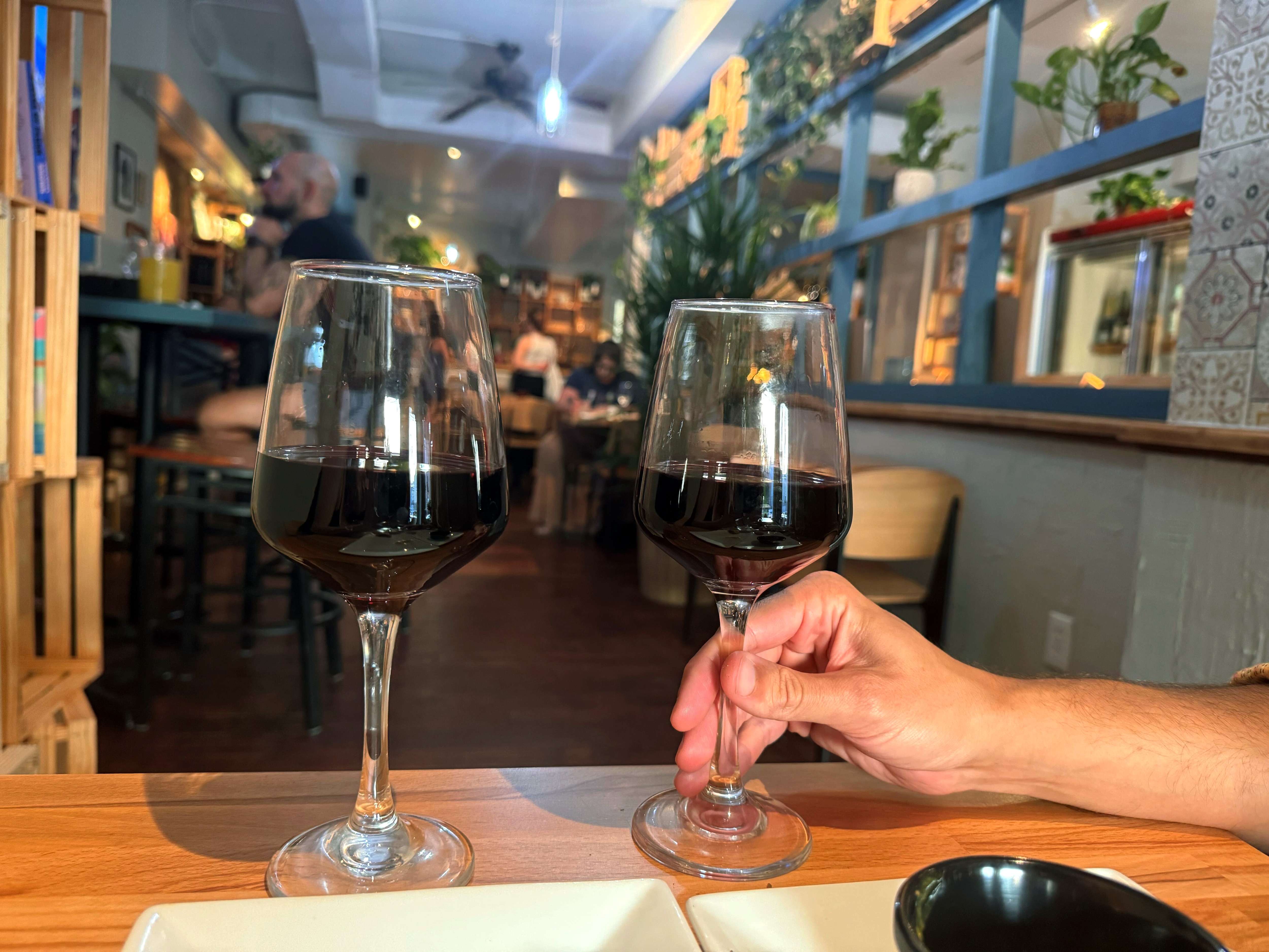 A Ronco di Sassi Primitive Malbec is rich and tannic at the Bodega and Vino market and wine bar in Locust Point on July 15, 2025.