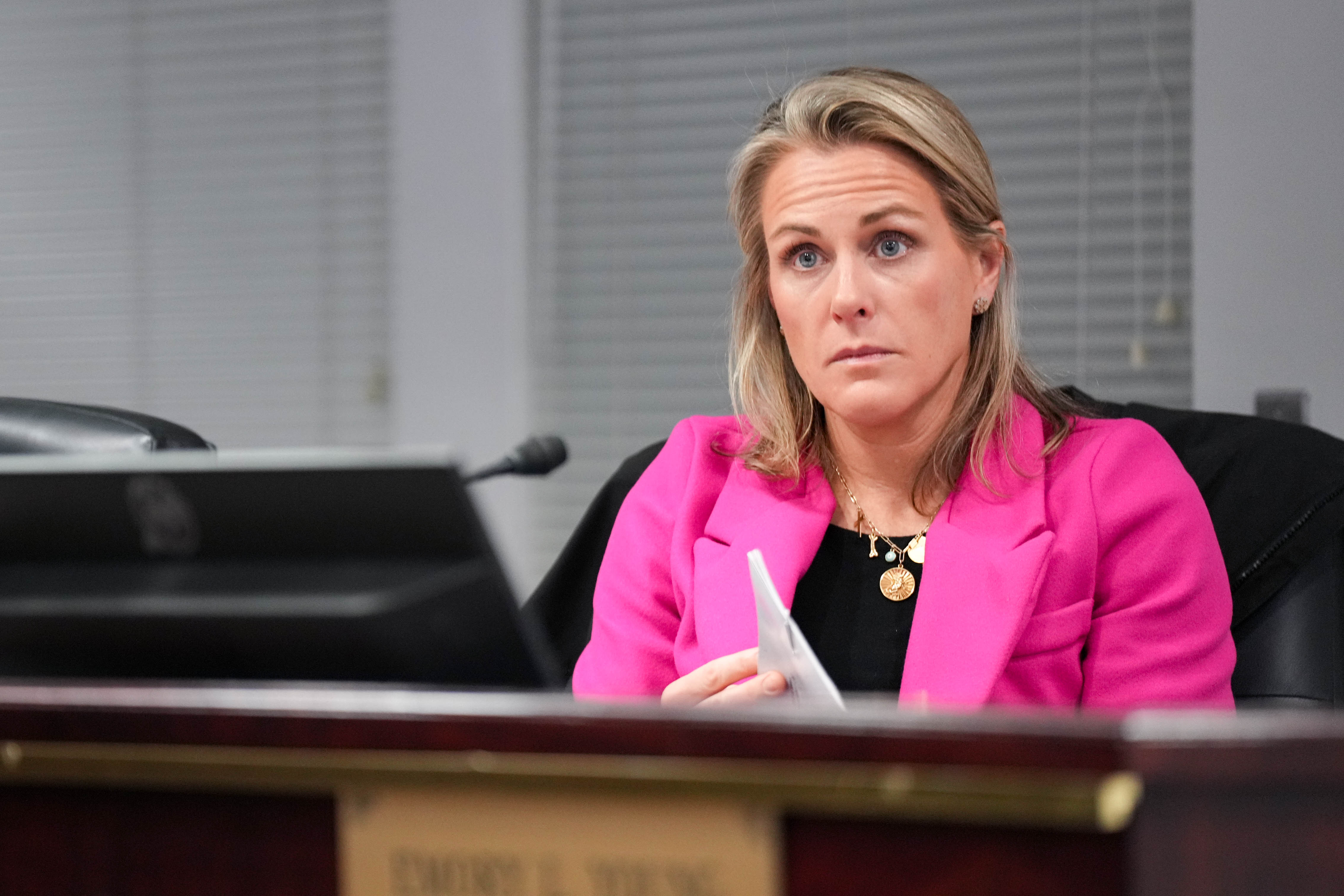 Baltimore County school board member Maggie Litz Domanowski has apologized for a social media post that compared women’s rights to Sharia law.