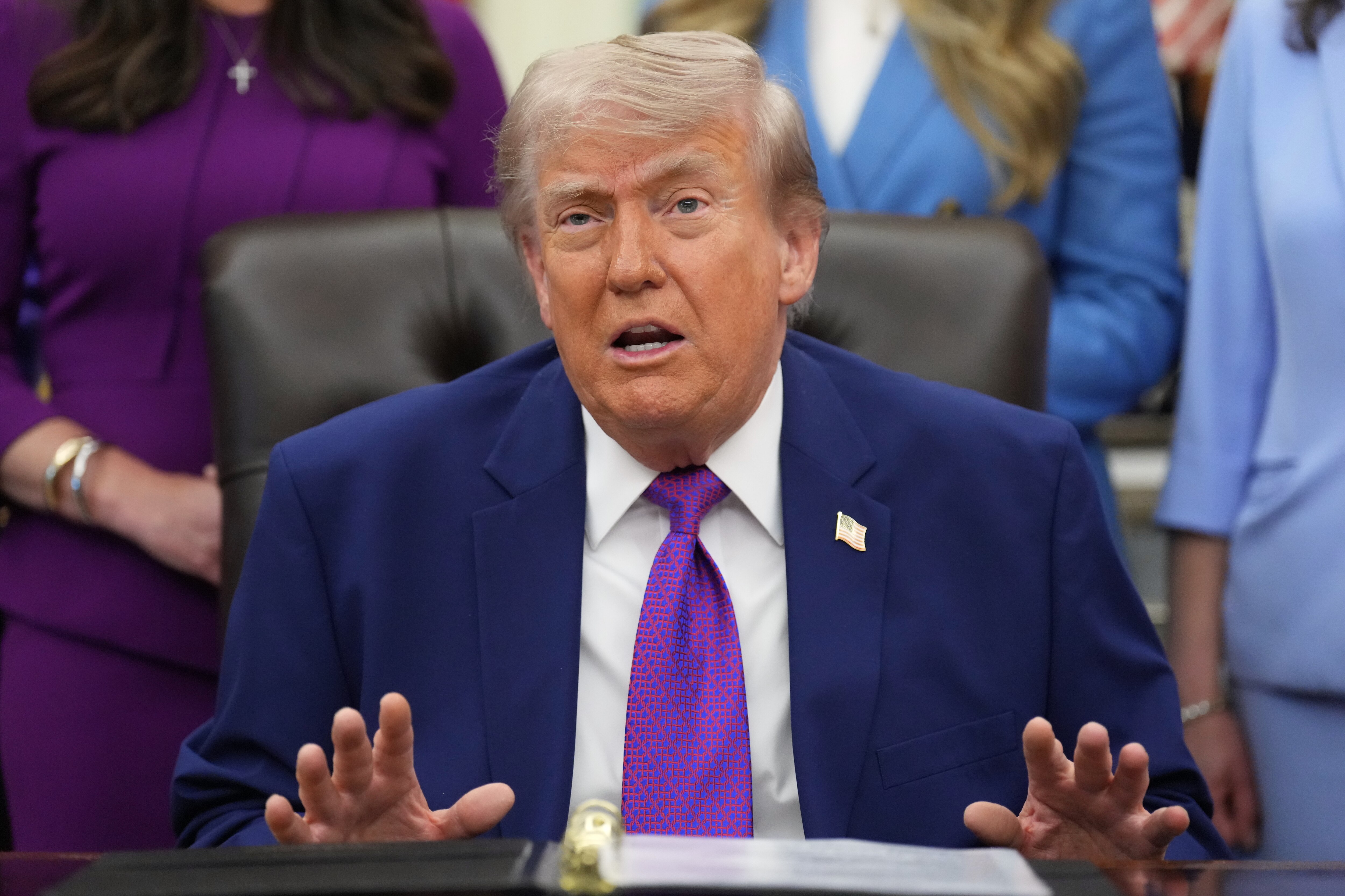 President Donald Trump also said he supported a suspension of the federal tax on gasoline