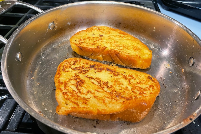 The Karen Special is one of Tally Ho’s most notable dishes, featuring French toast, bacon and eggs.