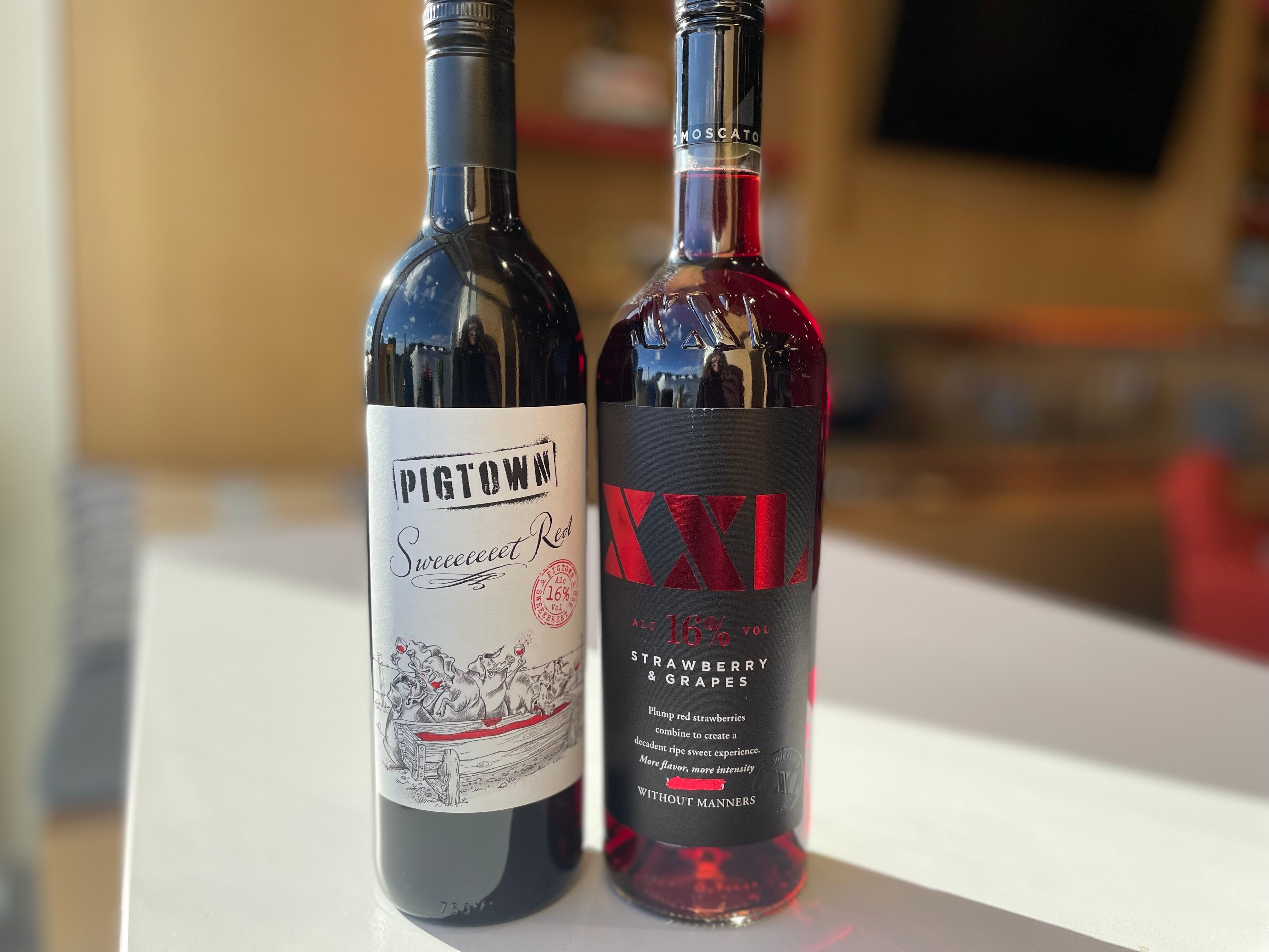 Maryland company DMV Distributing has two high ABV dessert wine labels: Pigtown and XXL.