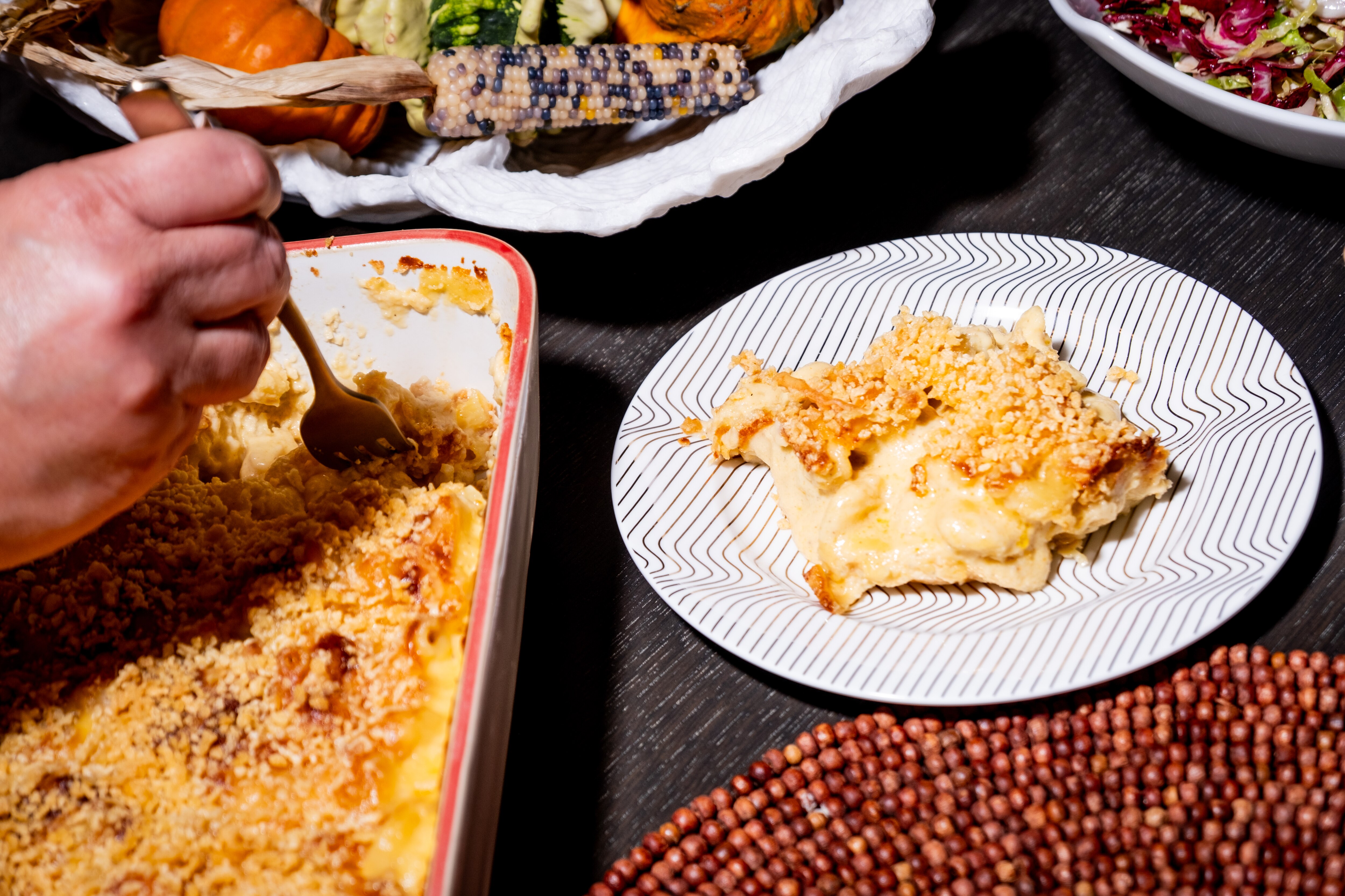 Rooted Rotisserie: Macaroni and cheese