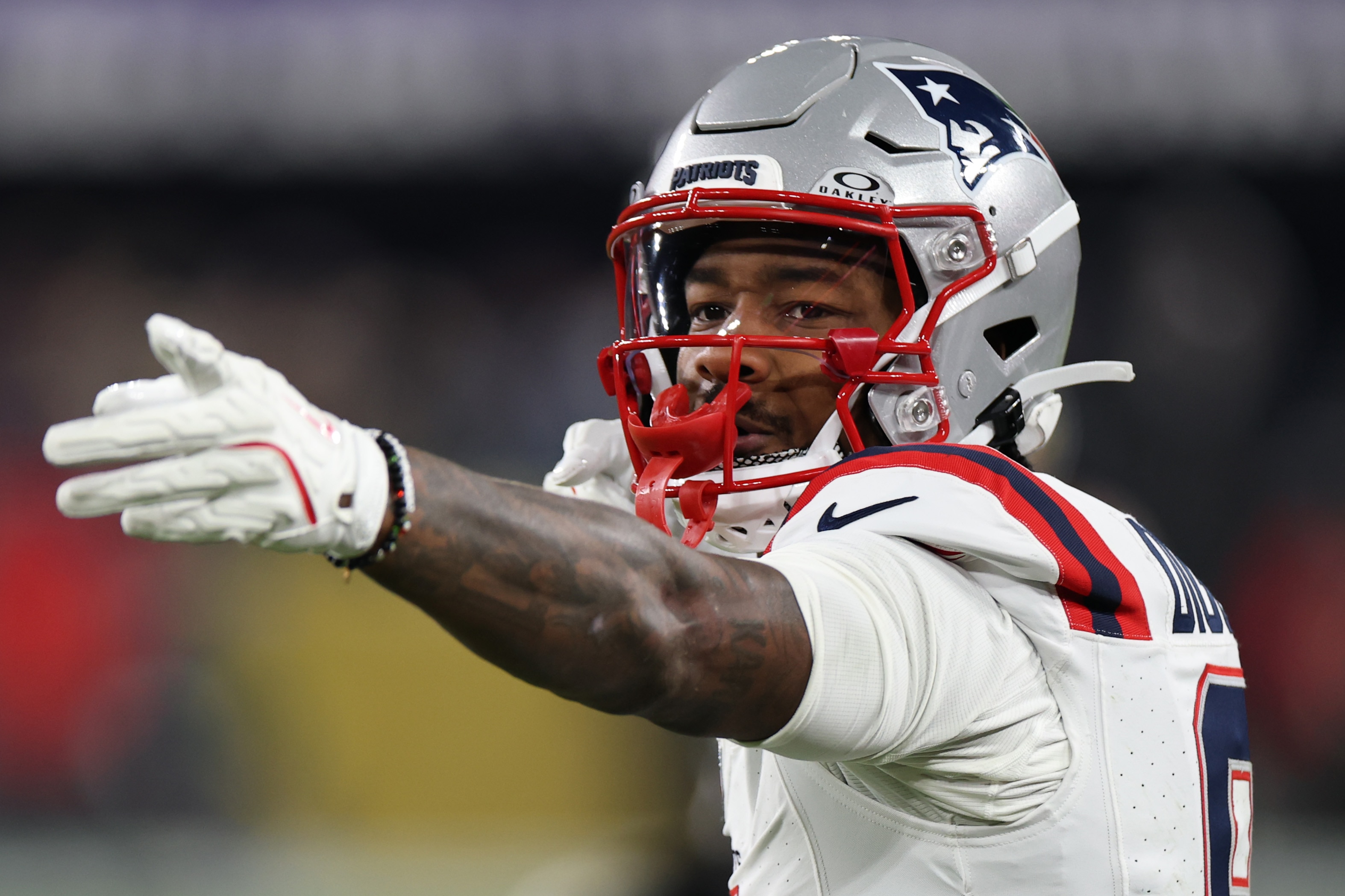 Stefon Diggs caught 85 passes for 1,013 yards and four touchdowns last season in New England.