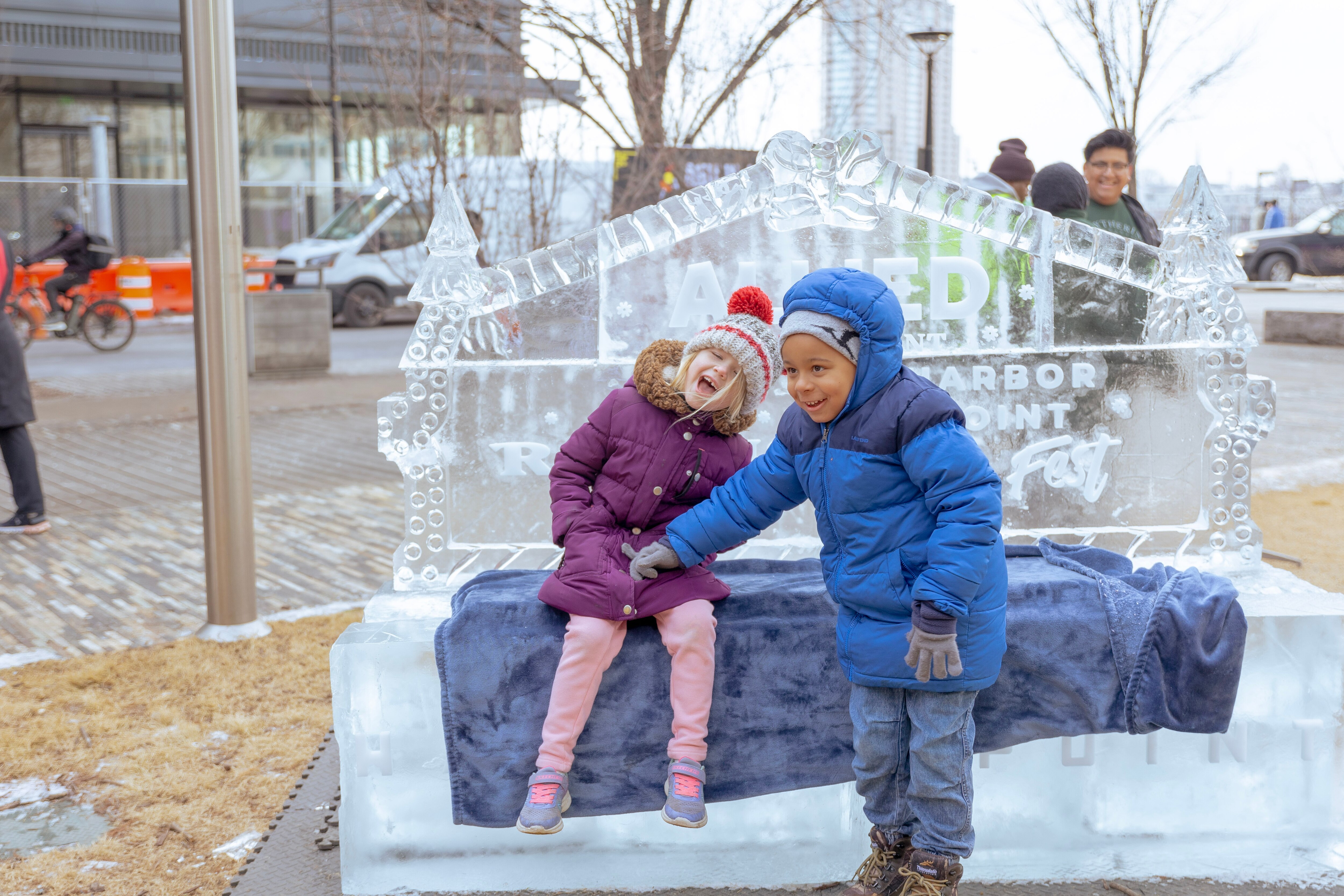 Ice sculptors, circus performers and food vendors will take over Harbor Point this weekend for an ice festival.