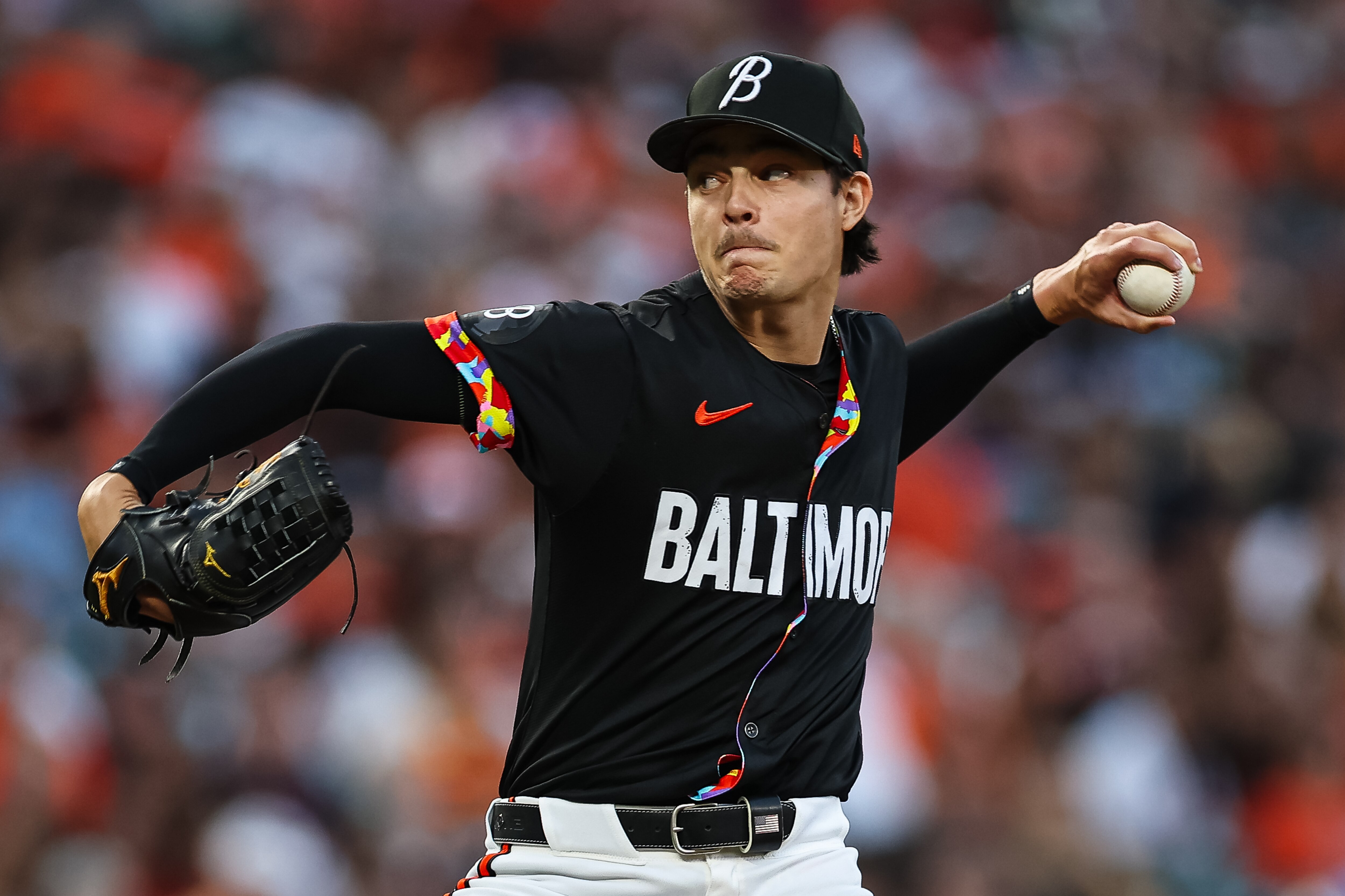 Cade Povich, of the Baltimore Orioles, is trying out a more confident alter ego.