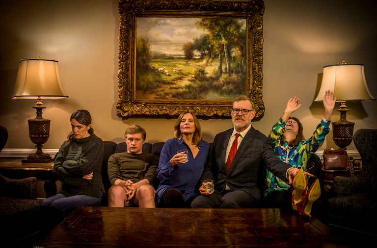 "Other Desert Cities" opens Friday at Colonial Players with, from left, Kaitlin Fish, Stephen Nickens, Rebecca Kyler Downs, James Gallagher and Debbie Barber-Eaton as a fracturing family on vacation.