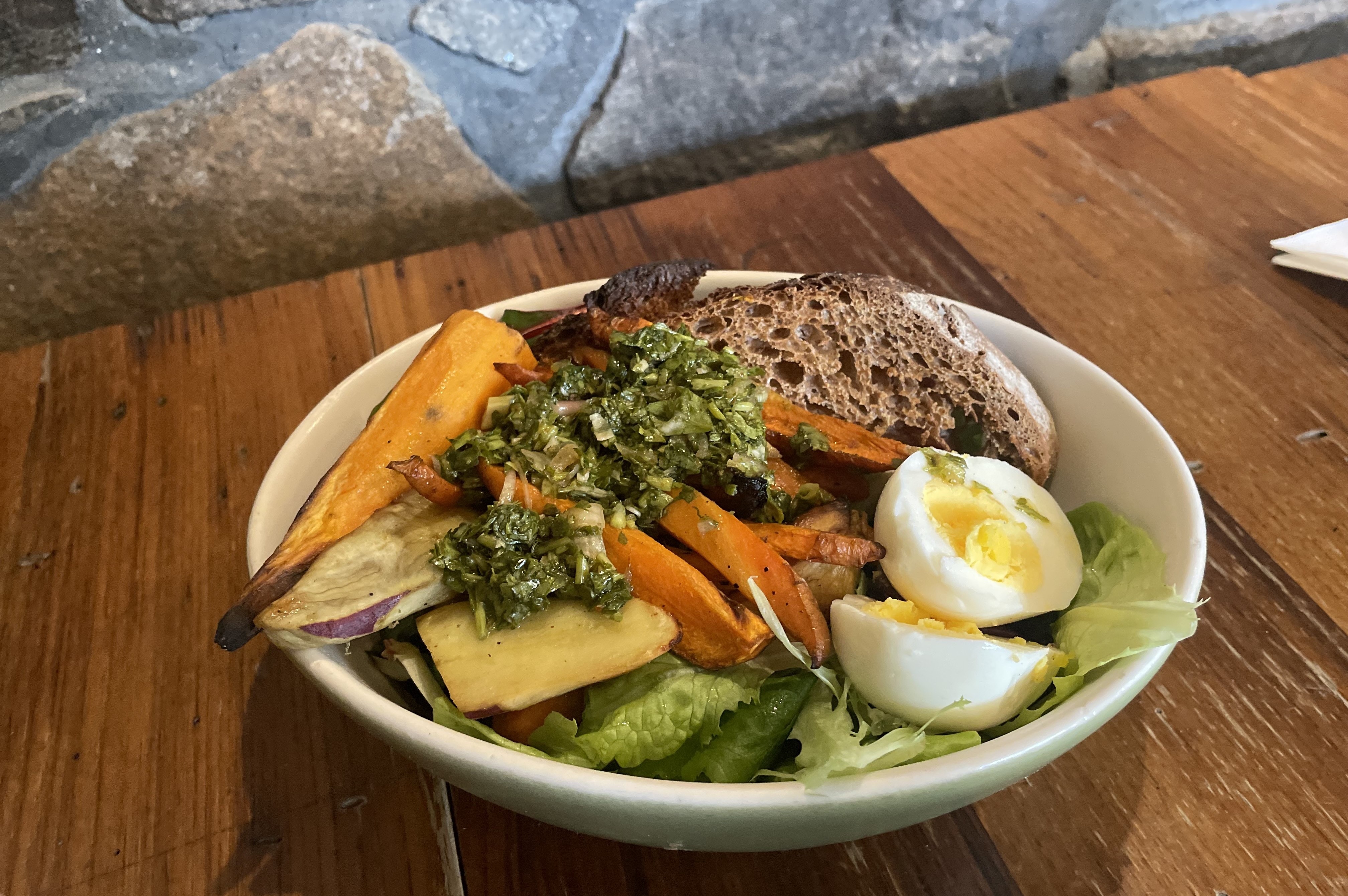 The Green Revolution jk salad from Artifact Coffee can compensate for a week’s worth of unhealthy eating.