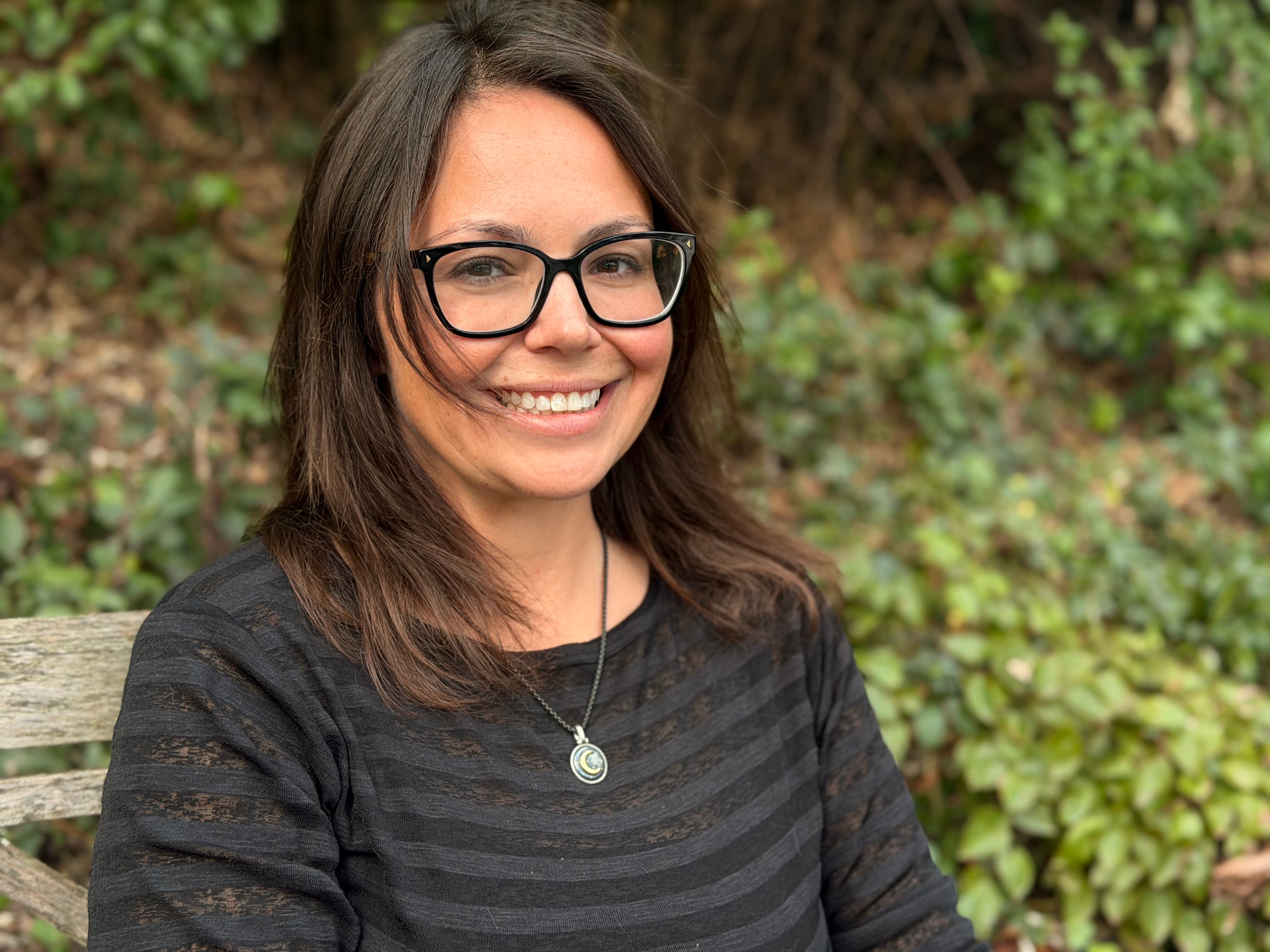 Jessica Davis outside her home in Annapolis.