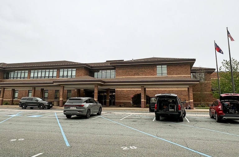 A male minor was shot Wednesday during a fight in the parking lot at James Hubert Blake High School in Silver Spring, Montgomery County Police said on Wednesday.