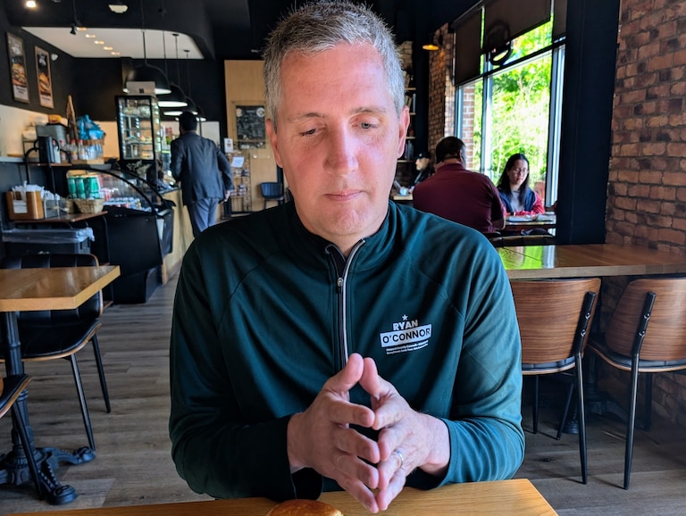Ryan O'Connor is running for County Council in Howard County, the only Republican running for local office in the deep-blue county.