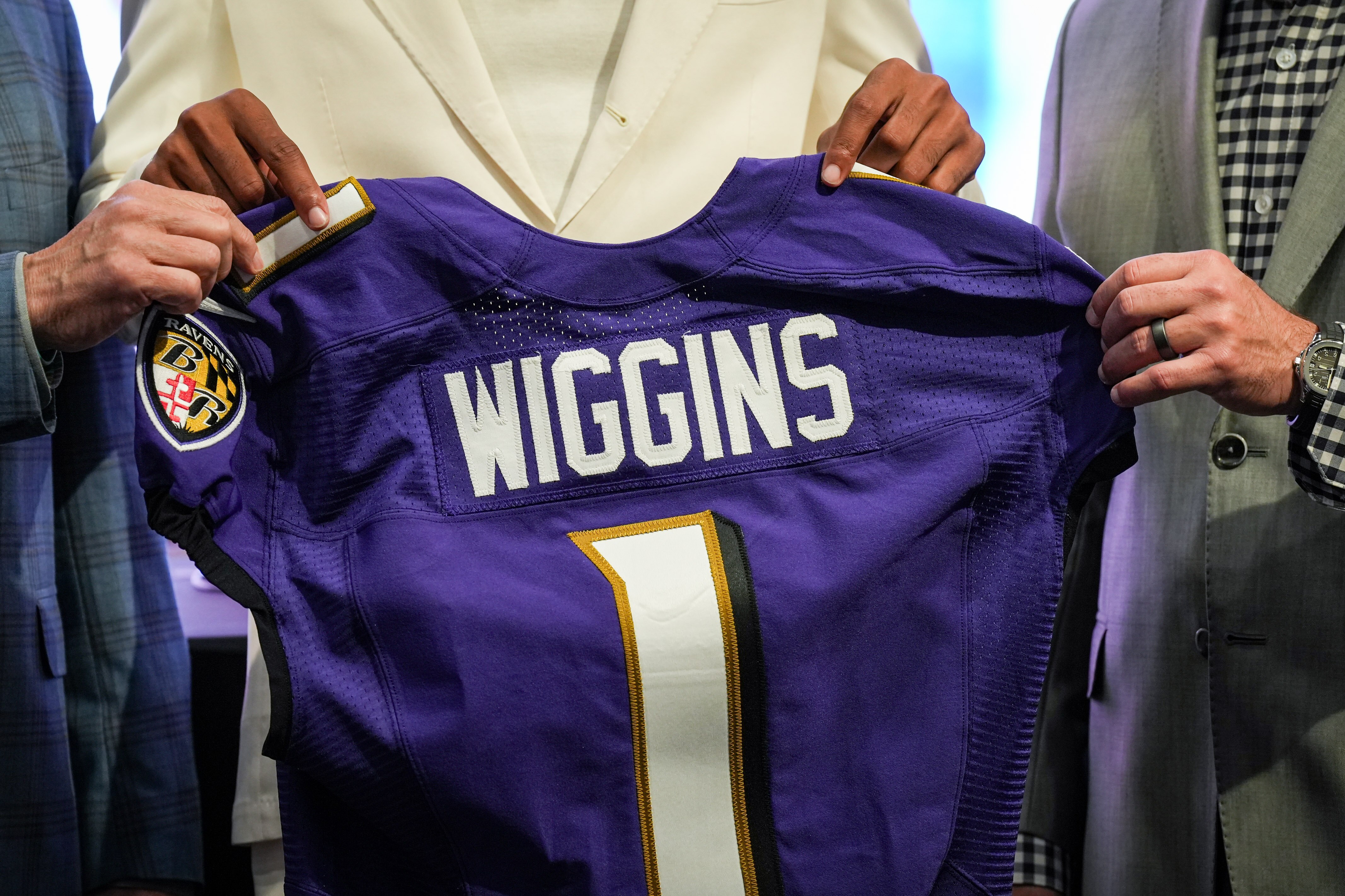 The Ravens waited as Clemson cornerback Nate Wiggins fell to them at the 30th pick in the first round Thursday night. What will their strategy be in the second and third rounds?