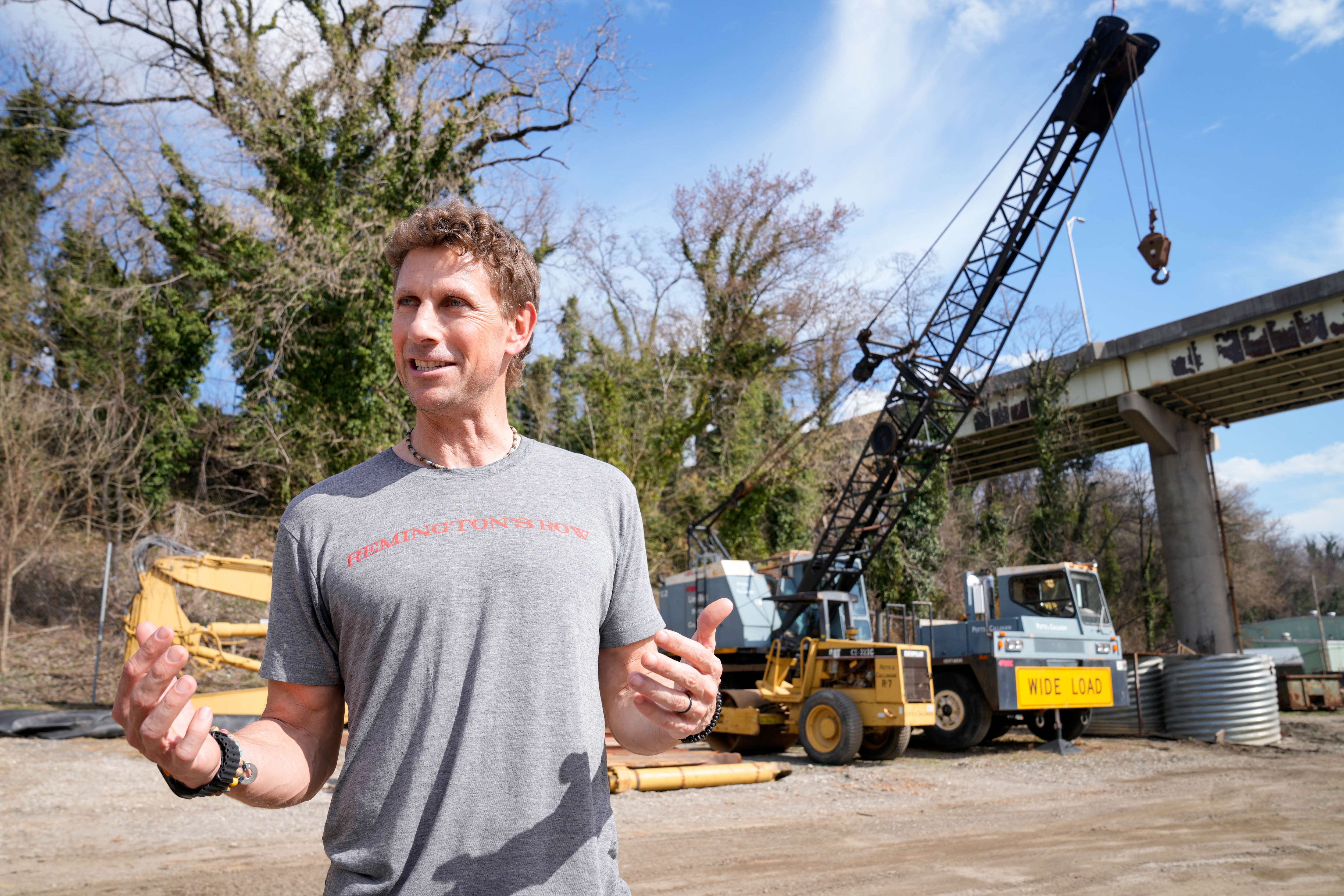 Thibault Manekin, cofounder of Seawall Development, talks about the Potts & Callahan property his company is acquiring in Baltimore’s Remington neighborhood.