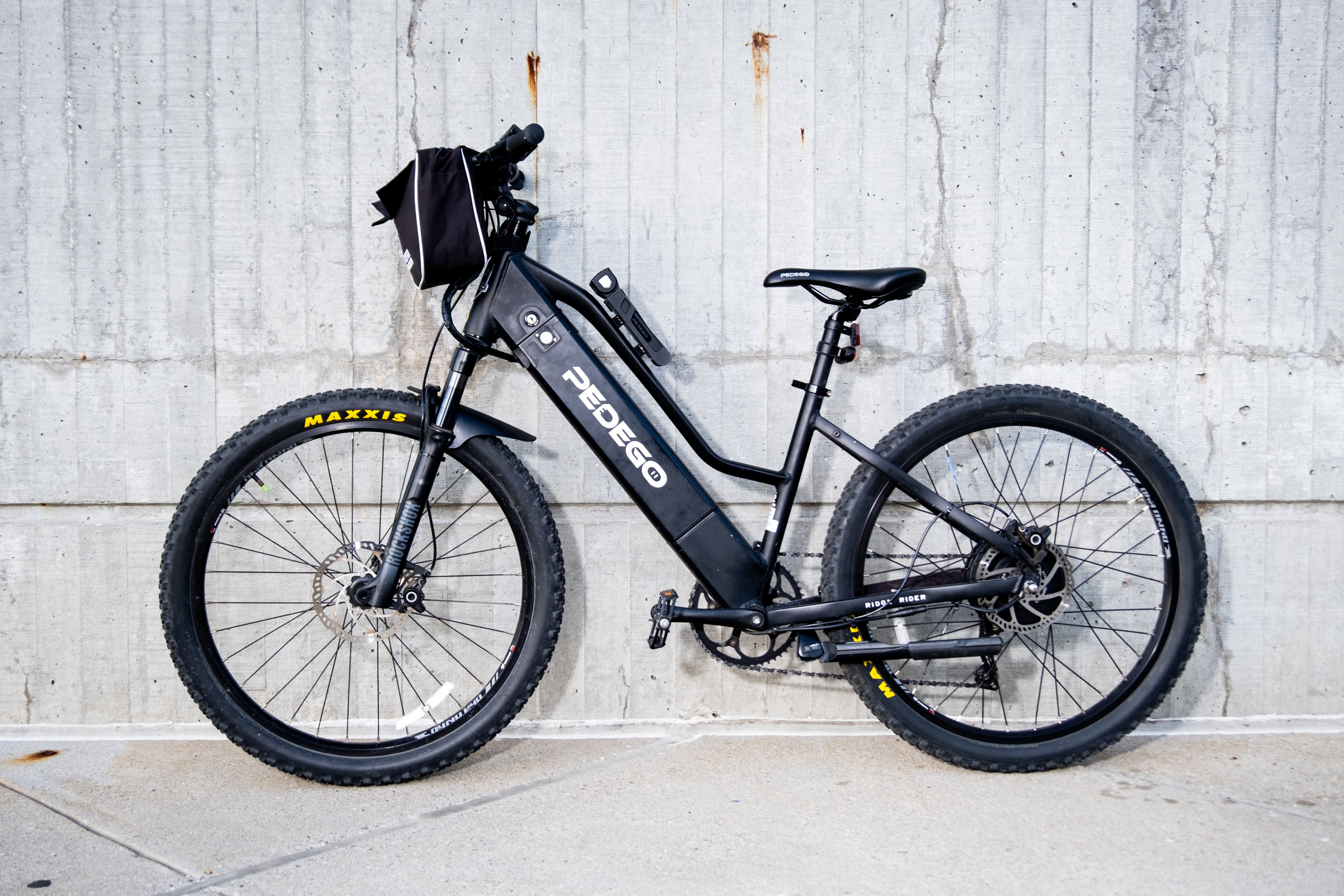 The Pedego Ridge Rider — a versatile, do-it-all, monster of a bike that can get up to 28 mph on fat, mountain-bike-like tires.