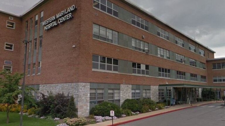 Google Maps view of Western Maryland Hospital.