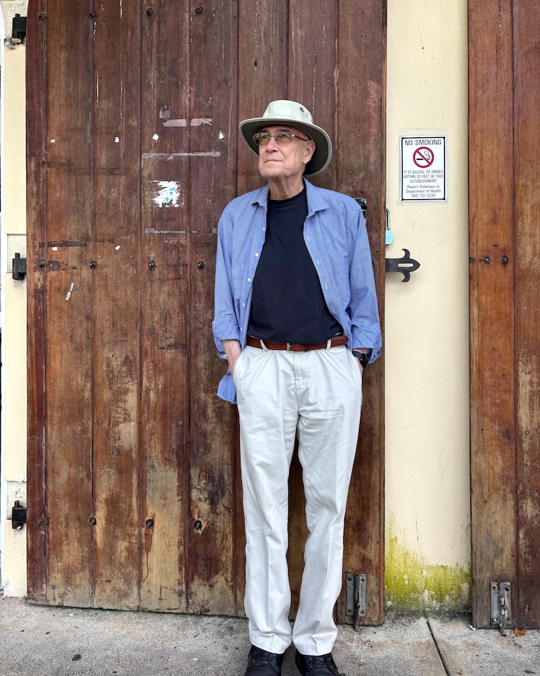 Mark Hallett in Saint Thomas in the U.S. Virgin Islands in March.