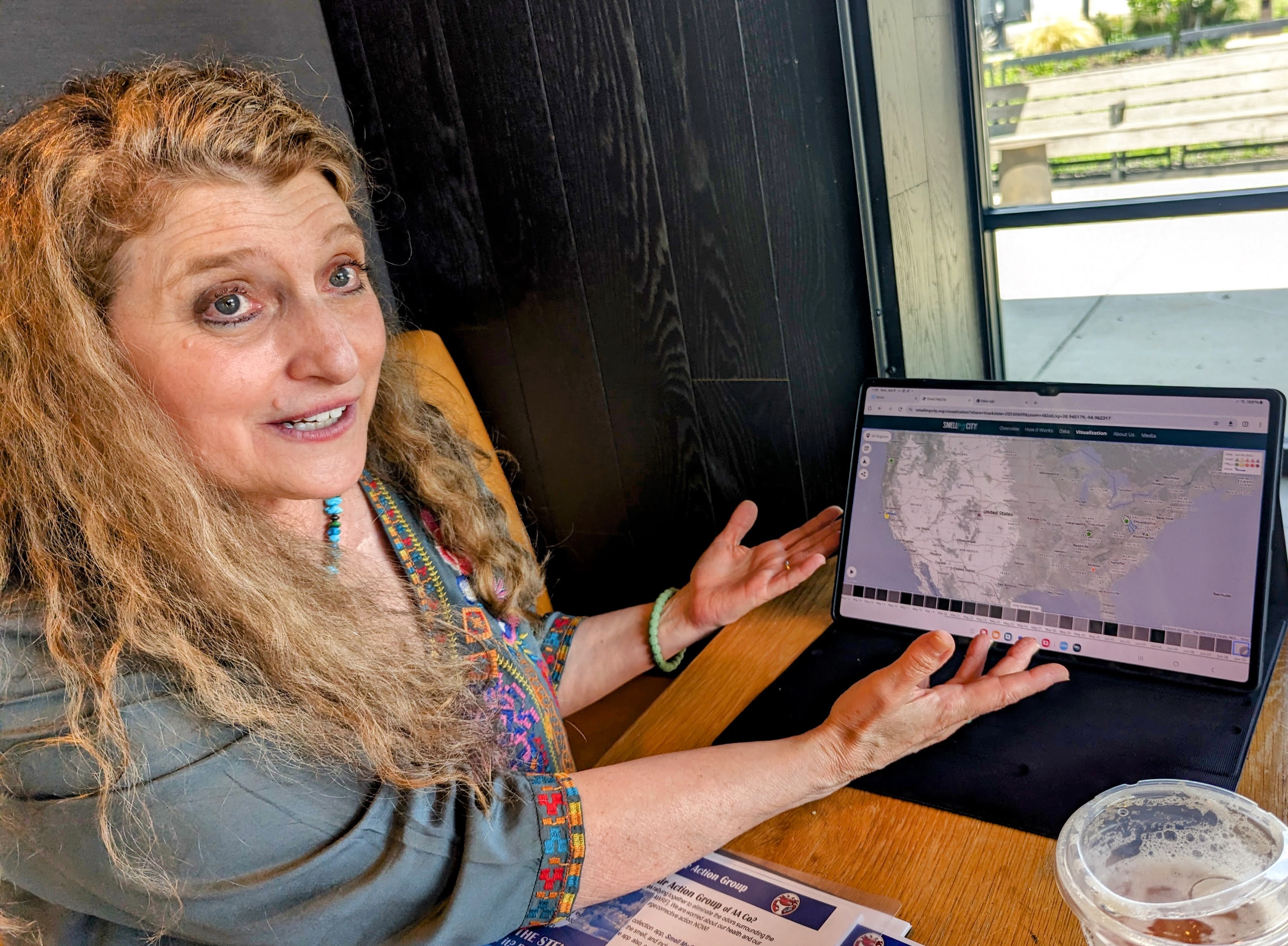 Sharon Hockenberry starting working with neighbors to resolve smell complaints when she stumbled across the app, Smell My City.