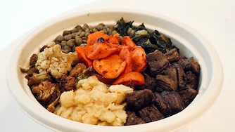 Cafe Terracotta offers coffee, pastries and customizable rice bowls with Levantine influences.