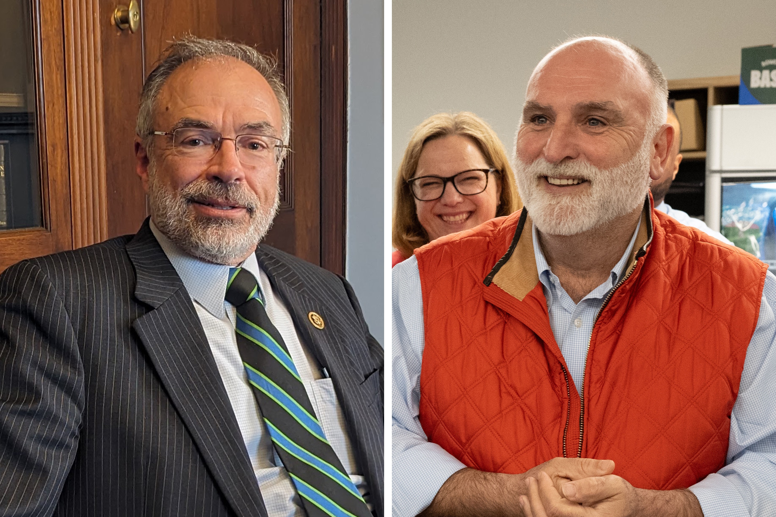 A celebrity chef said he’d challenge Rep. Andy Harris for his seat in Congress.