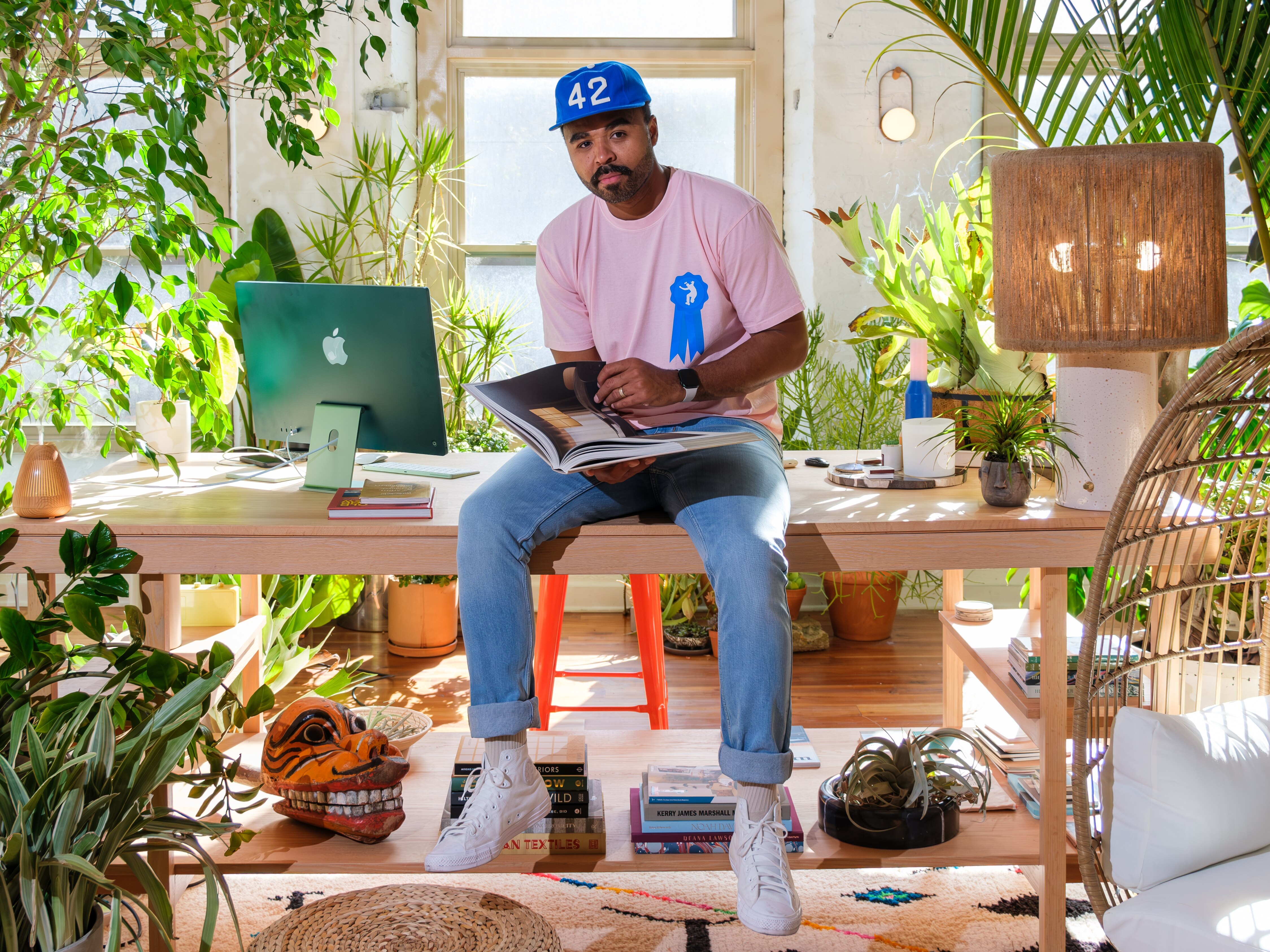 Hilton Carter at his Baltimore studio