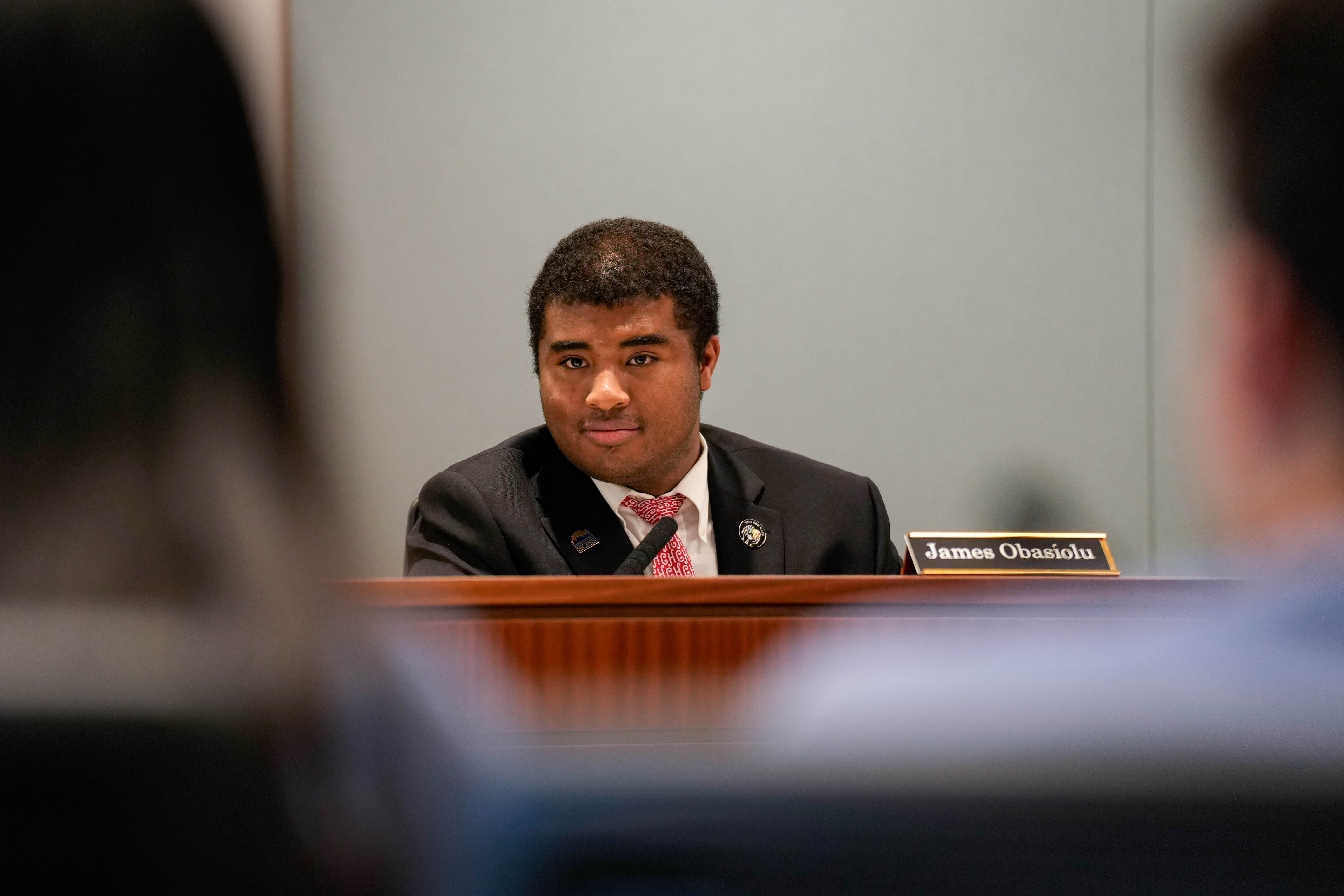 James Obasiolu, the student member of the Howard County school board, was among the students not to receive awards traditionally presented in schools.