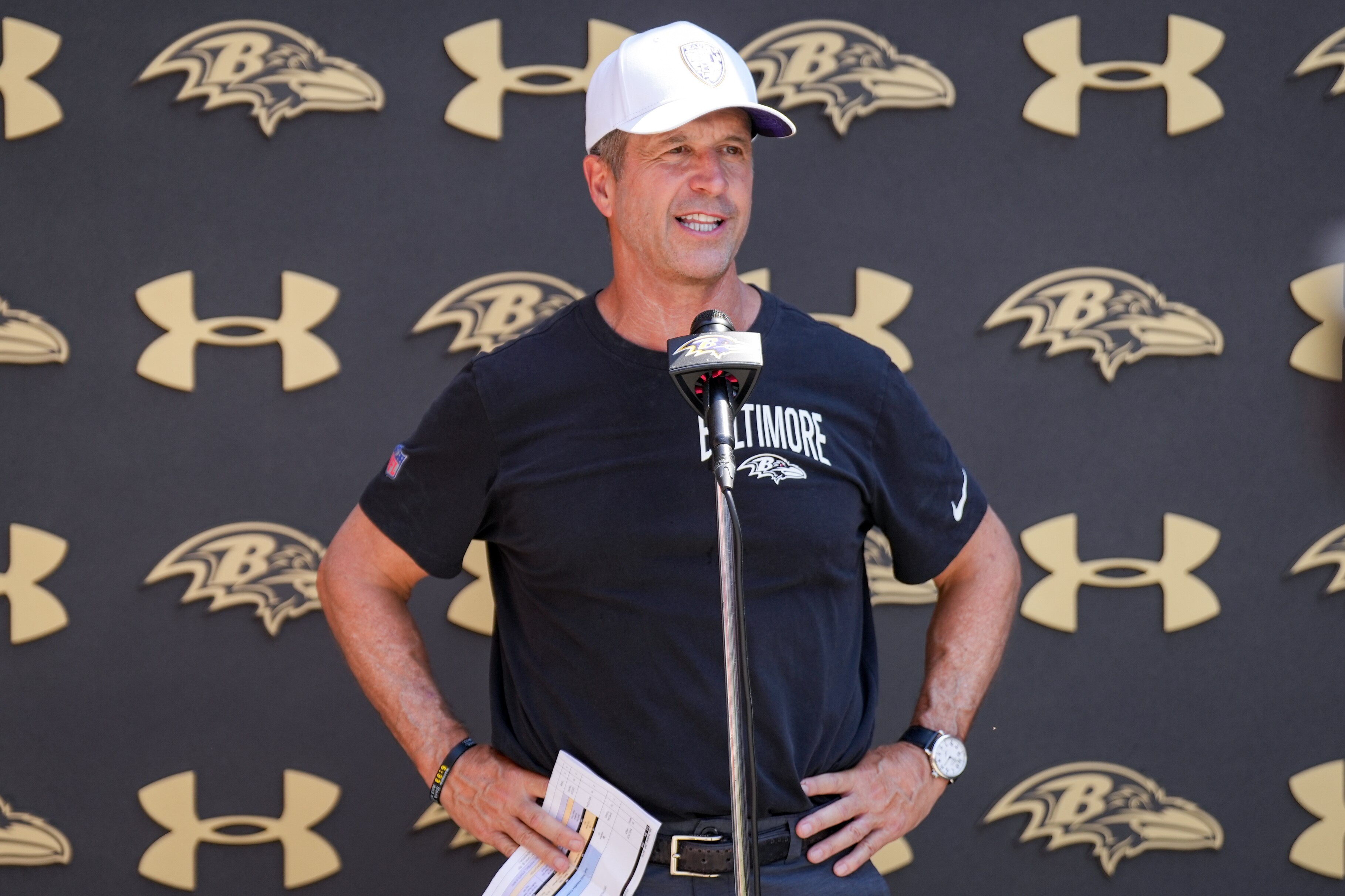 Ravens coach John Harbaugh acknowledged that quarterback Lamar Jackson has room for improvement but praised him for his “growth mindset” and work ethic.